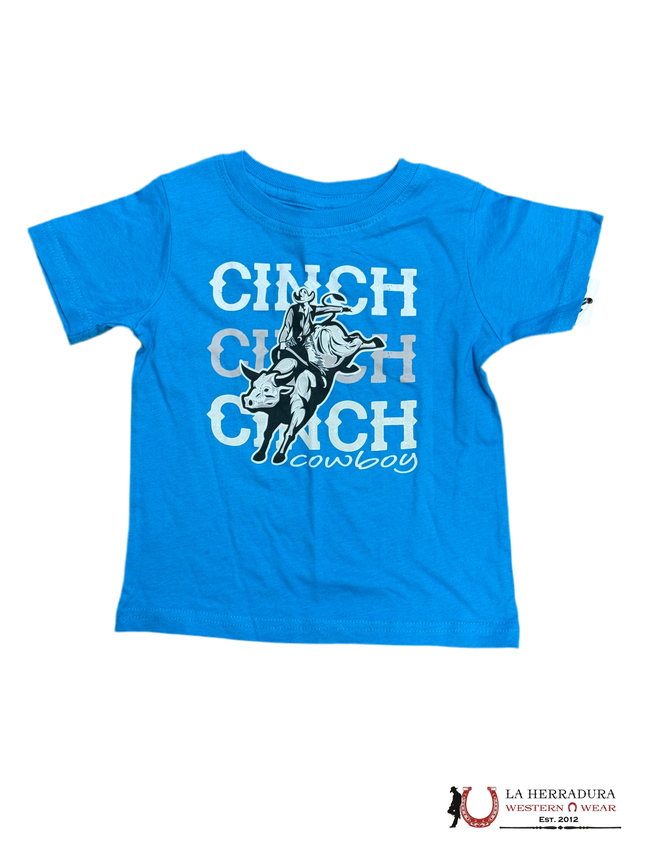 CINCH BOYS Short Sleeve Blue SHIRT MTT7671100 NIÑOS