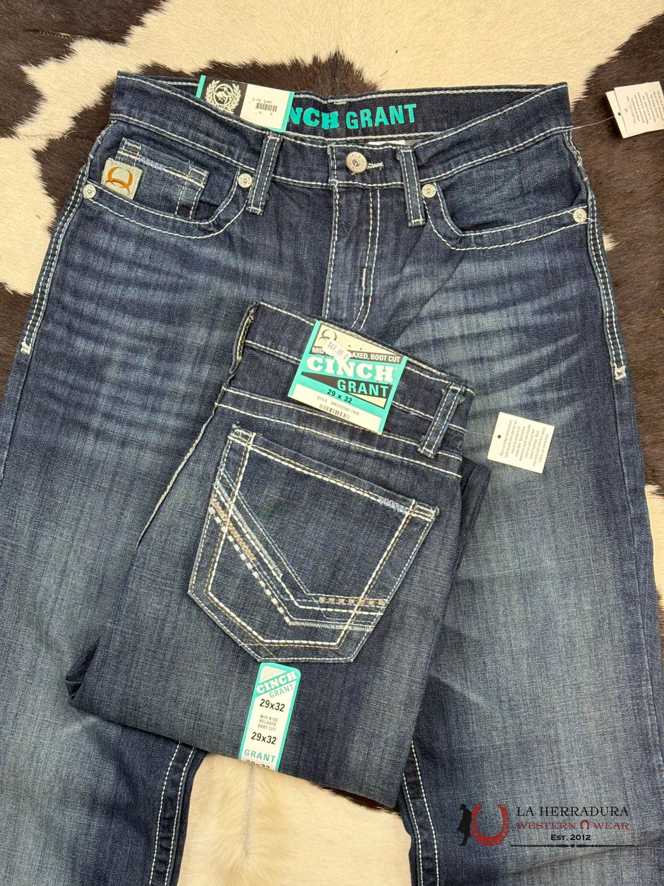 Cinch Grant Mid Rise Relaxed Boot Cut Ropa Hombres
