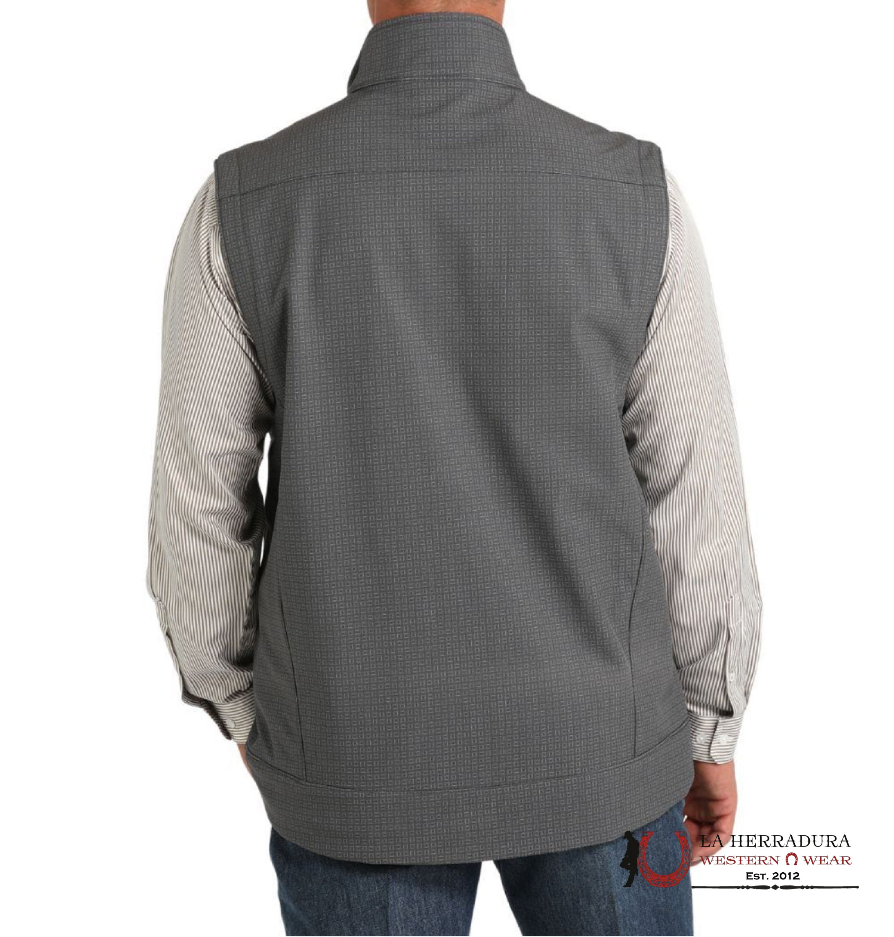 Cinch Grey Vest Ropa Hombres