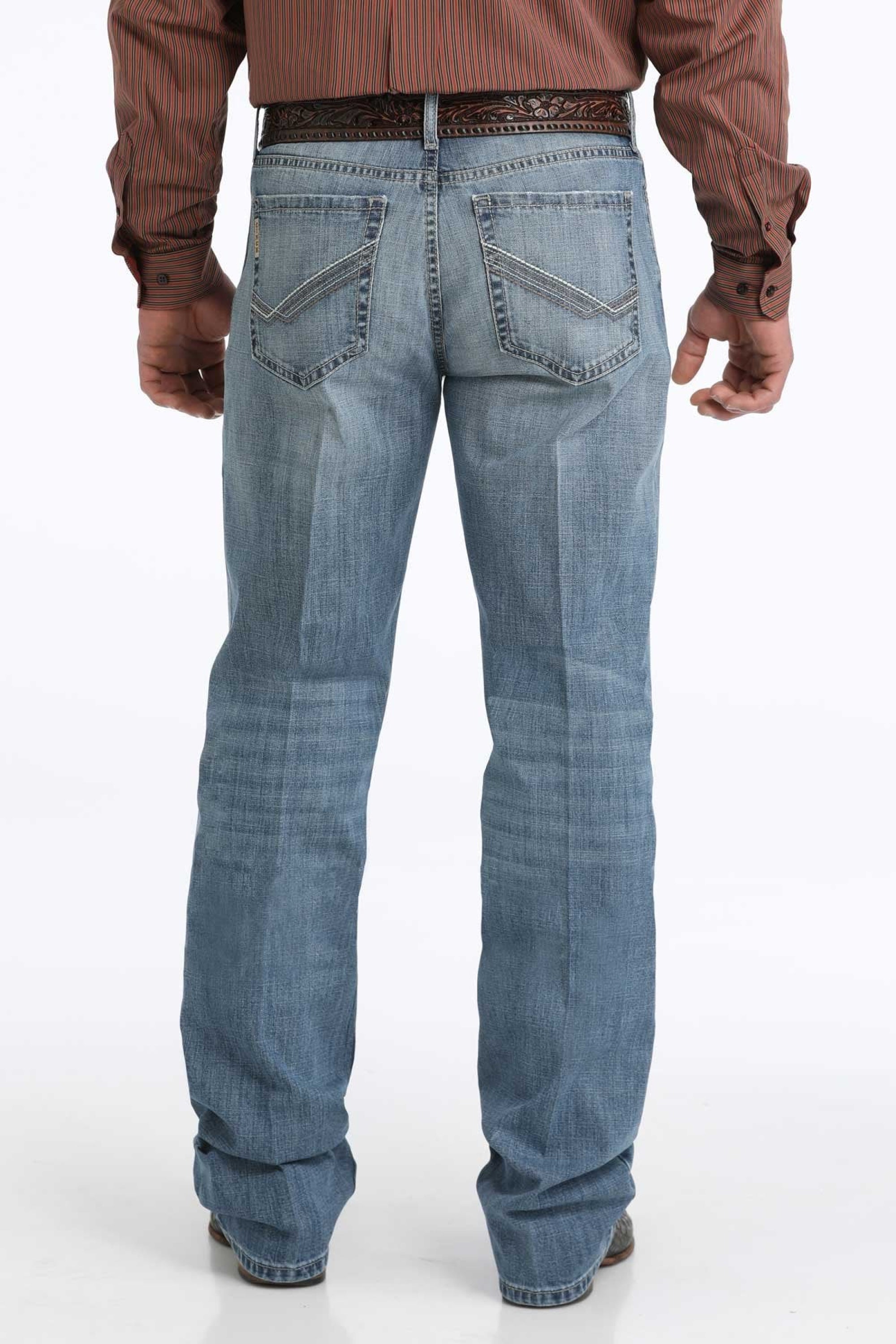 CINCH JEAN Grant Relaxed Mid Rise BootCut Light Washed - 7001 ROPA HOMBRES