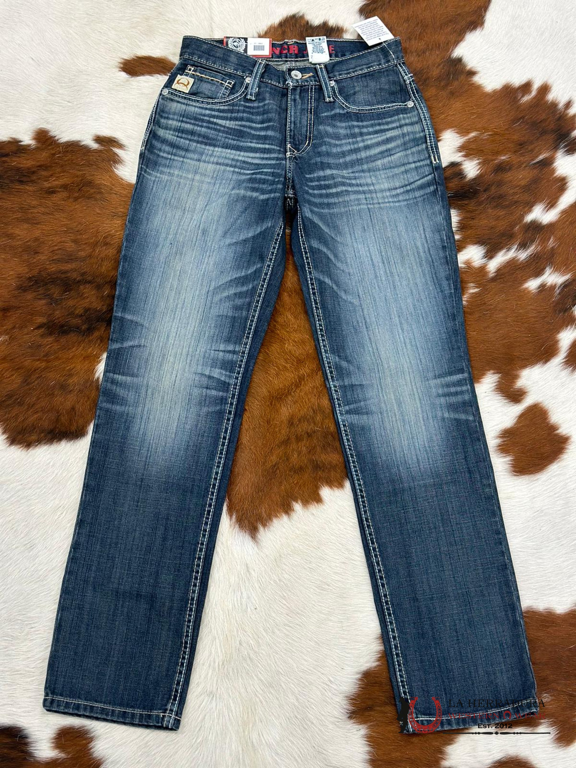 Cinch Jean Jesse Label Mid Rise Slim & Straight Ropa Hombres