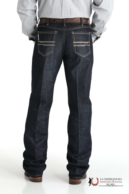 CINCH JEAN WHITE LABEL DARK WASH INDIGO RELAXED STRAIGHT LEG MB92834057