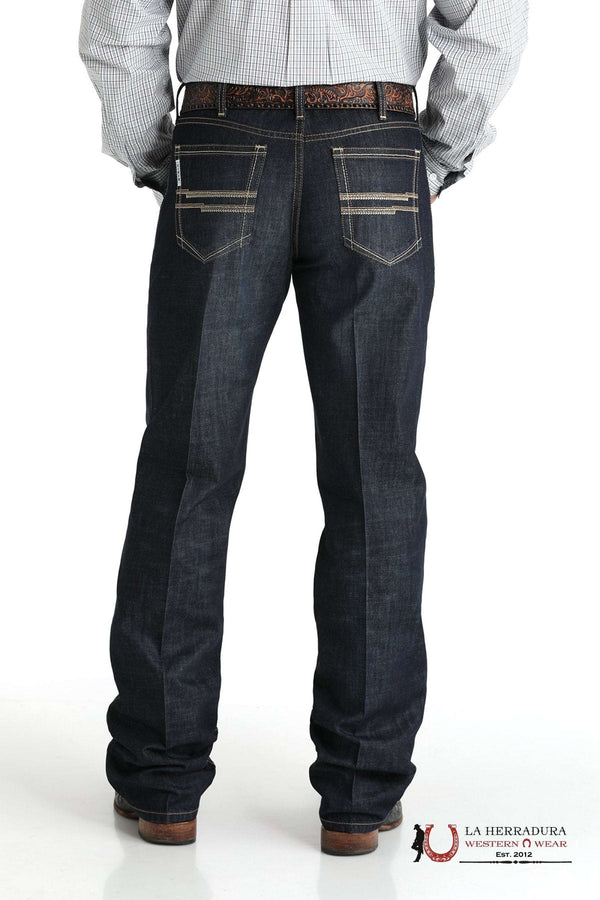 CINCH JEAN ETIQUETA BLANCA ÍNDIGO OSCURO AJUSTE RELAXED RECTO MB92834057