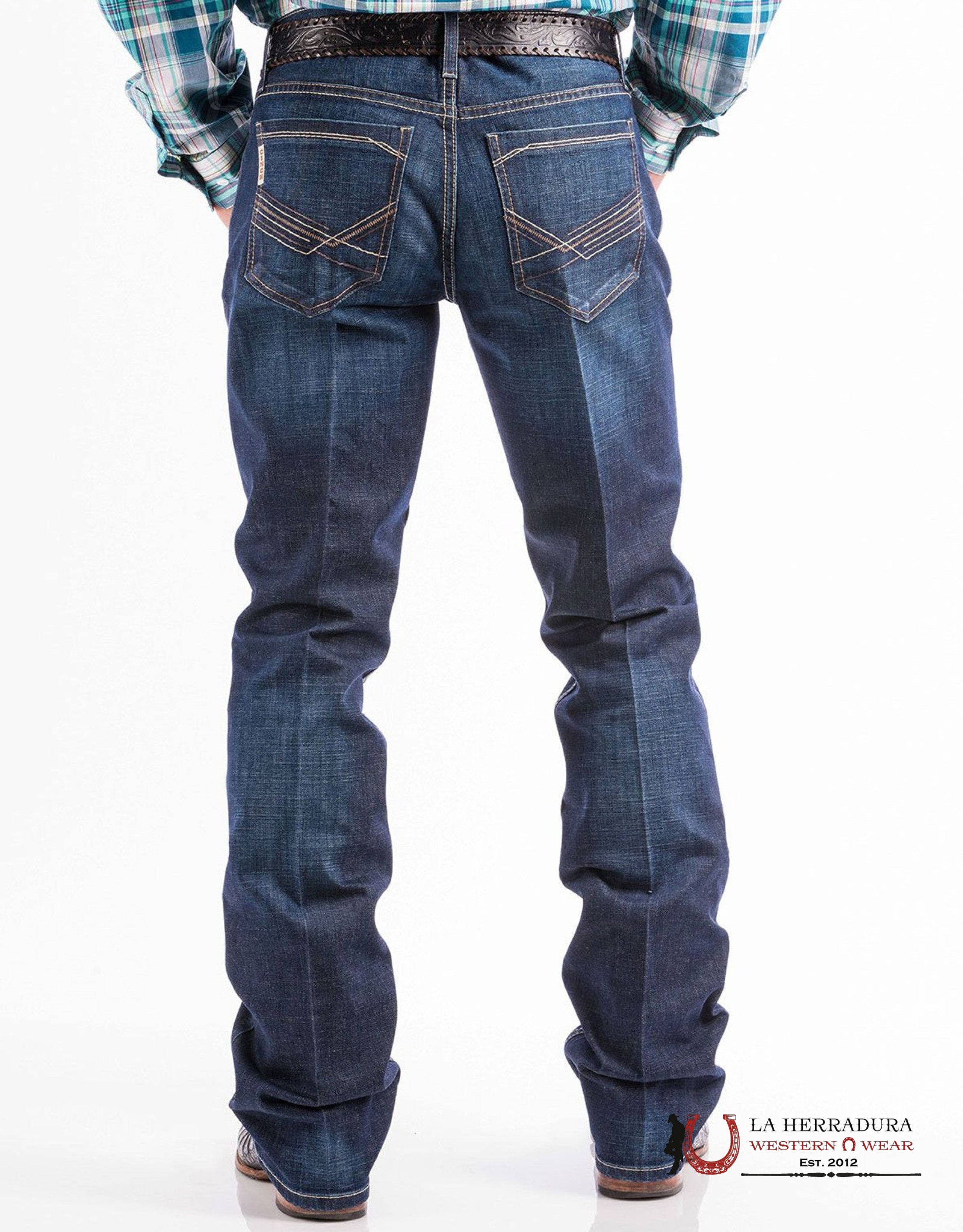 Cinch Jeans Ian Mid Rise Slim Boot Cut Dark Blue Ropa Hombres