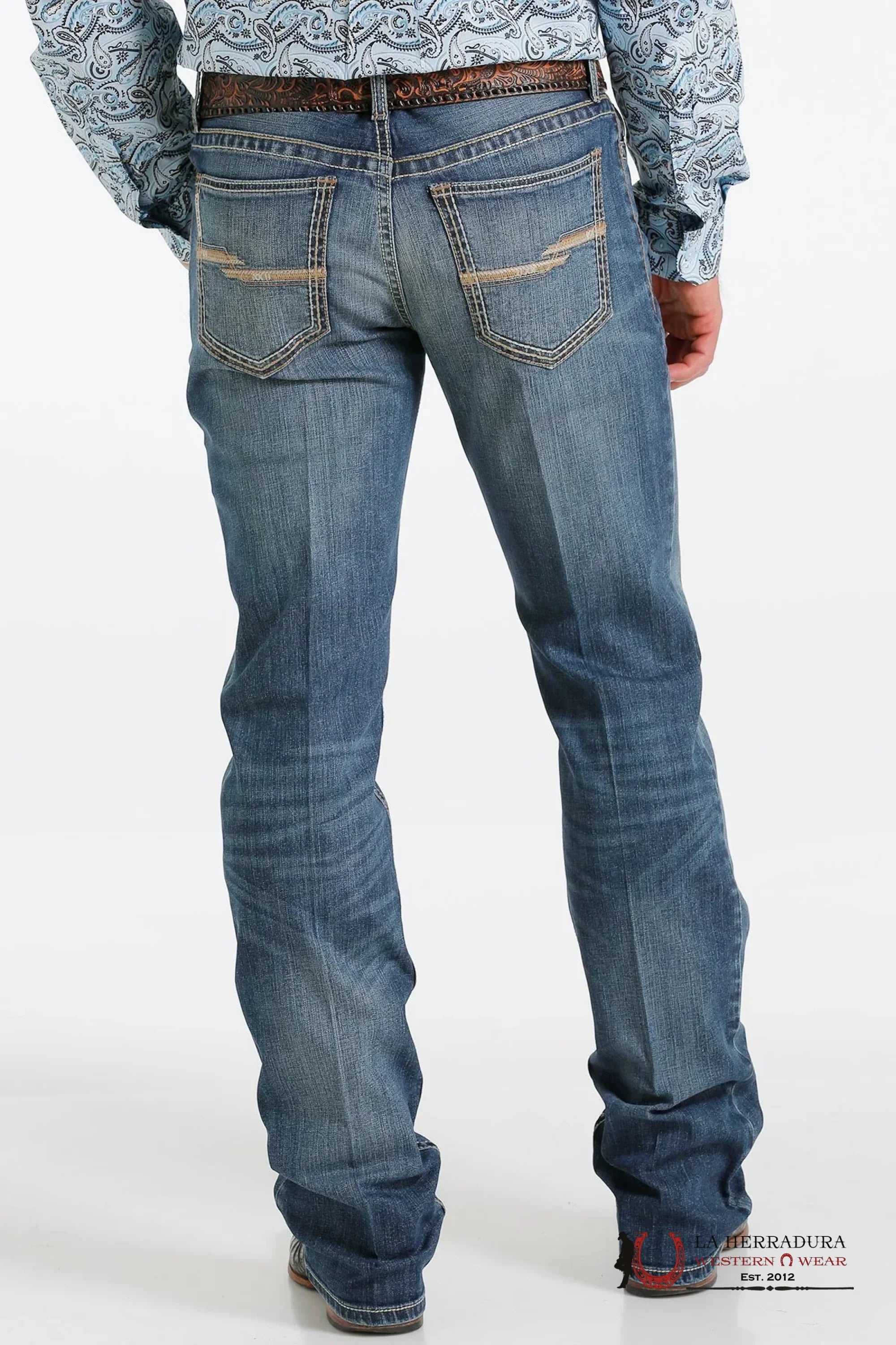 CINCH MEN JEANS IAN MID RISE SLIM BOOT CUT- MB57136001 ROPA HOMBRES