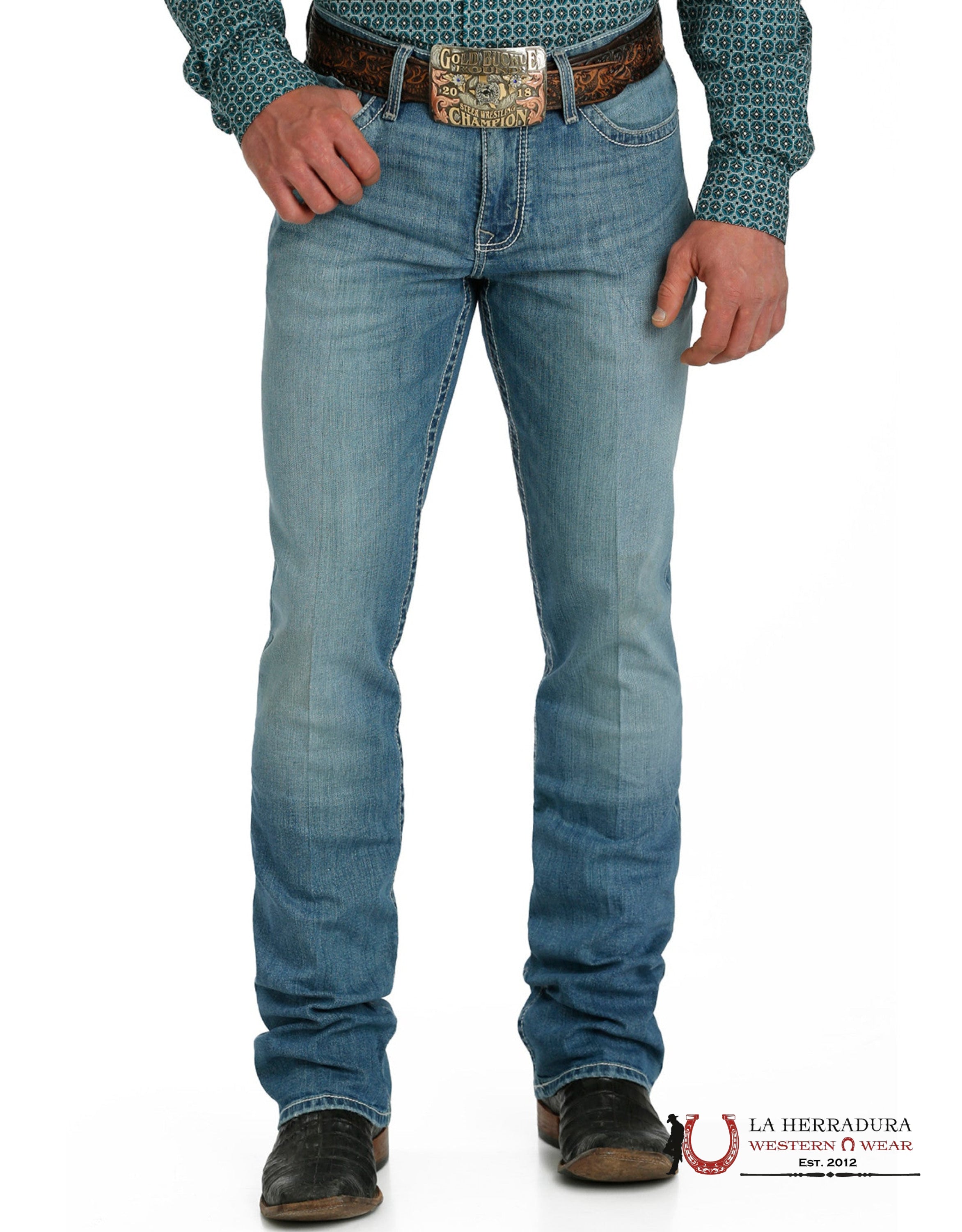 CINCH MEN JEANS IAN MID RISE SLIM BOOT CUT- MB59336001 ROPA HOMBRES