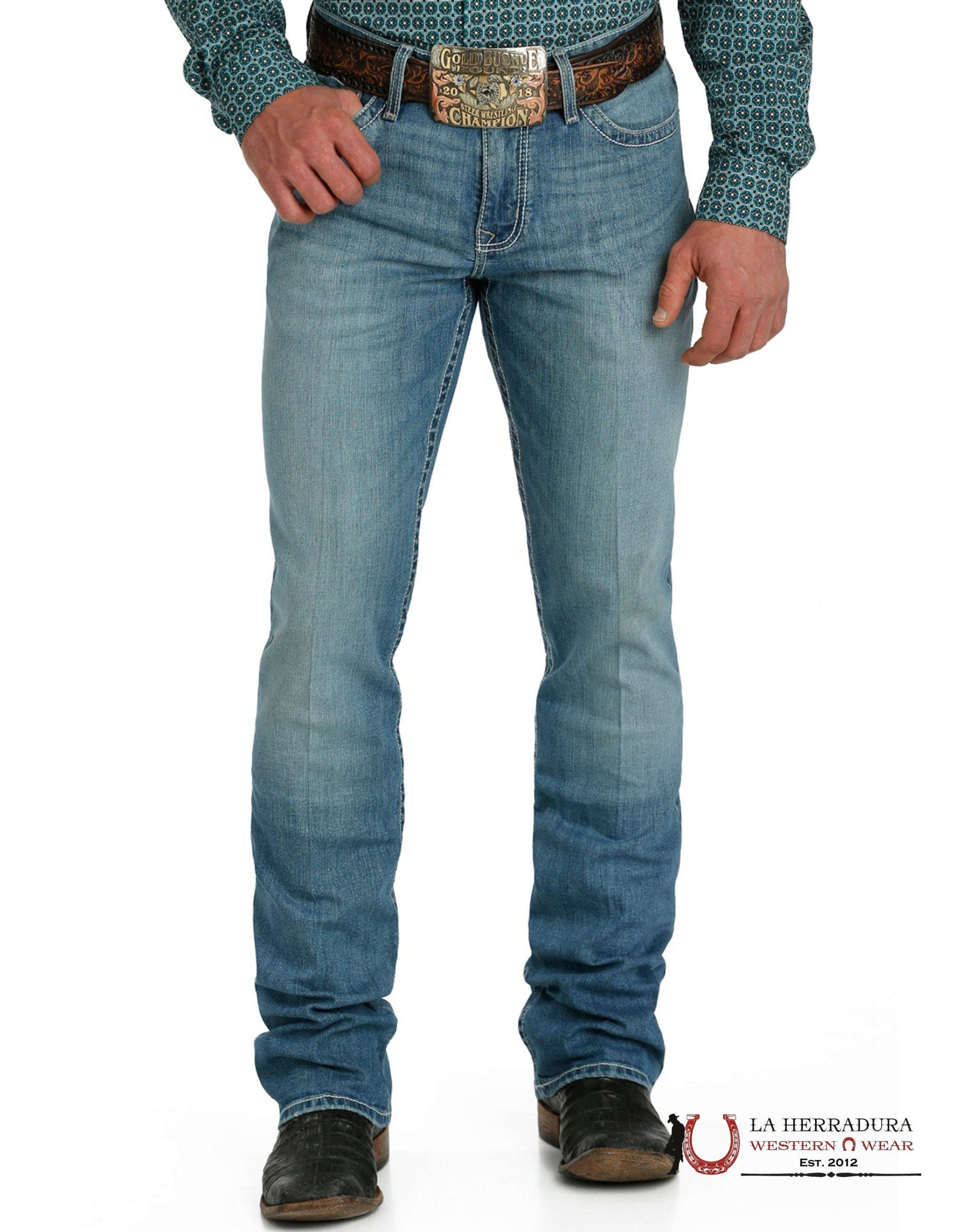 CINCH MEN JEANS IAN MID RISE SLIM BOOT CUT- MB59336001 ROPA HOMBRES