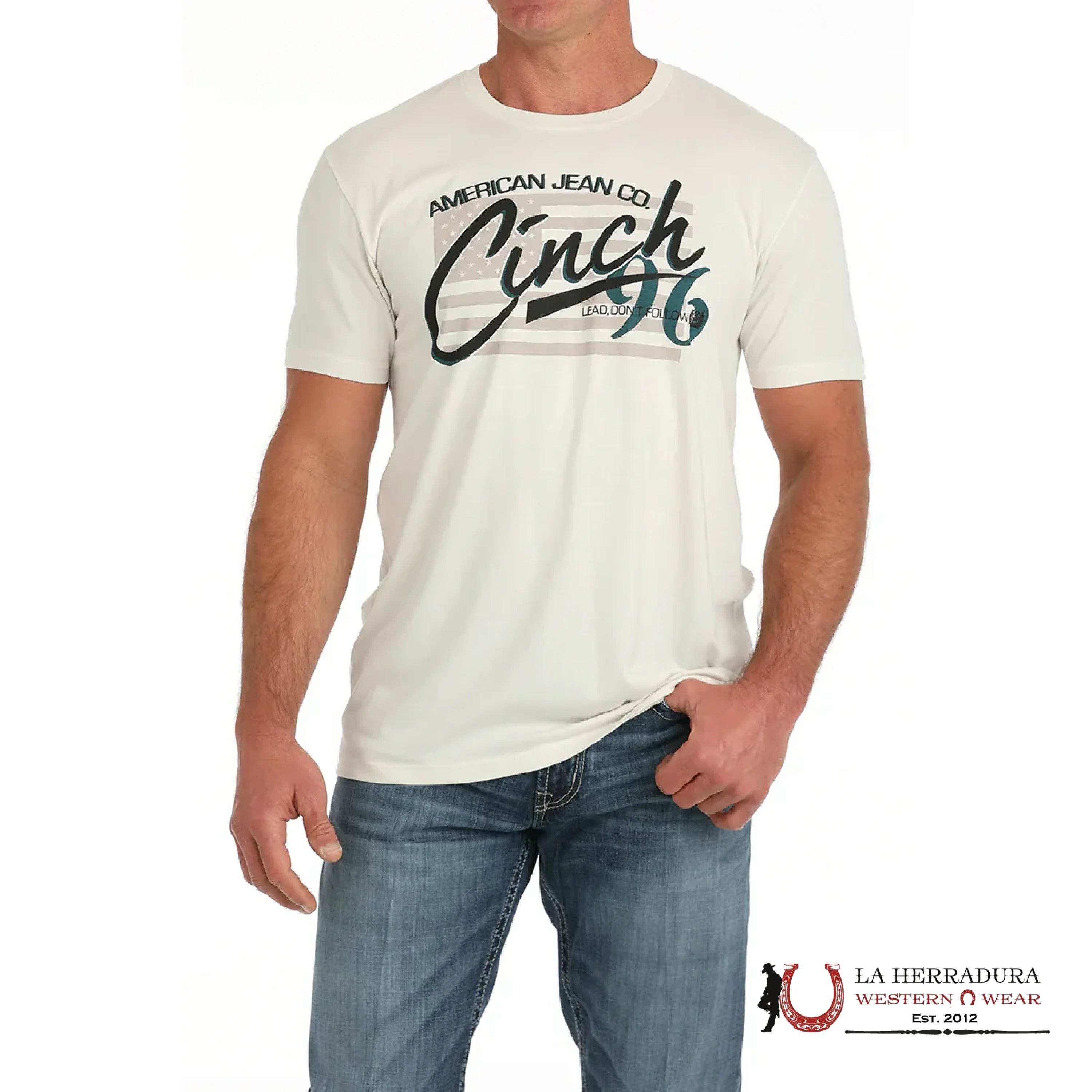 CINCH MENS 96 Established TShirt Cream MTT1690670 ROPA HOMBRES
