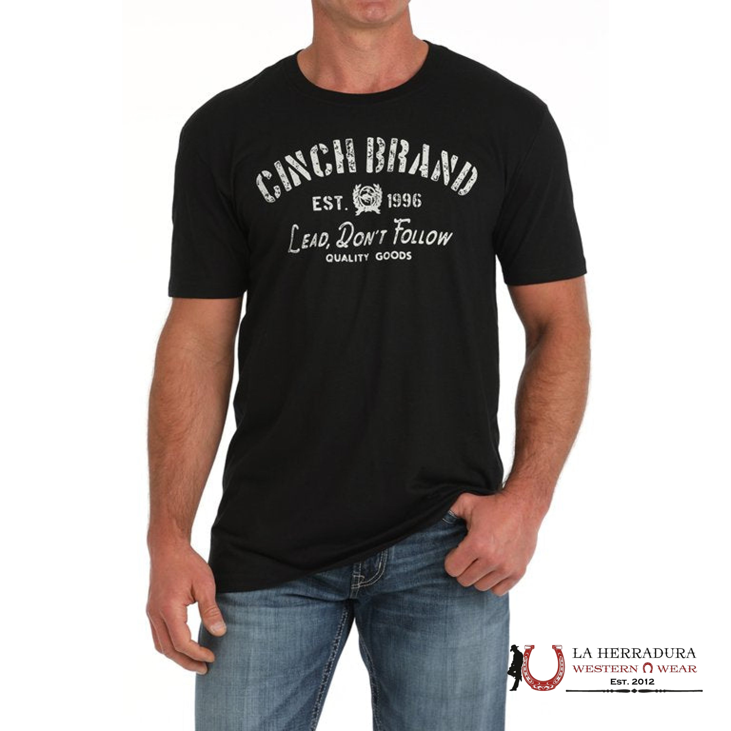 CINCH BLACK T-SHIRT MTT1690669 ROPA HOMBRES