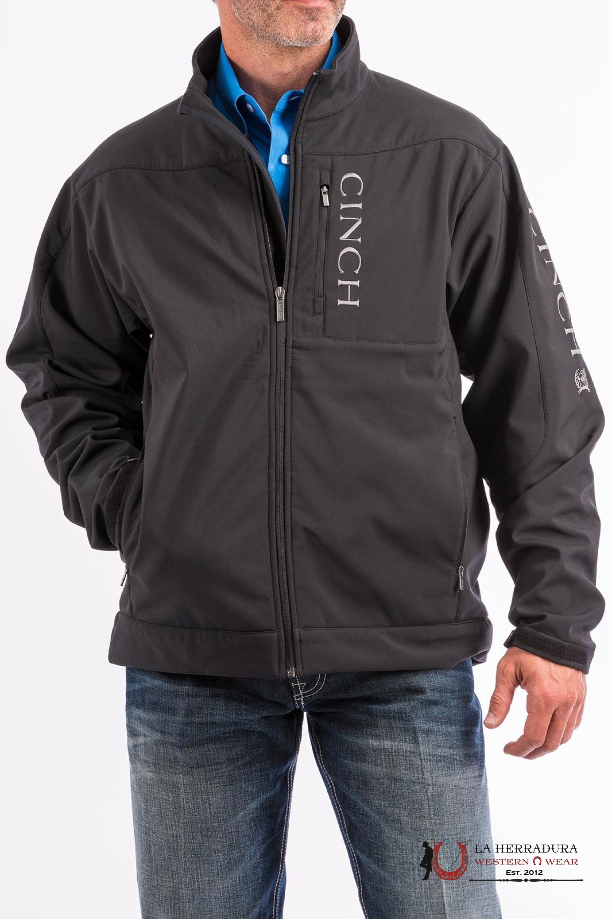 Cinch Mens Bonded Concealed Carry Jacket- Black 3014 Ropa Hombres