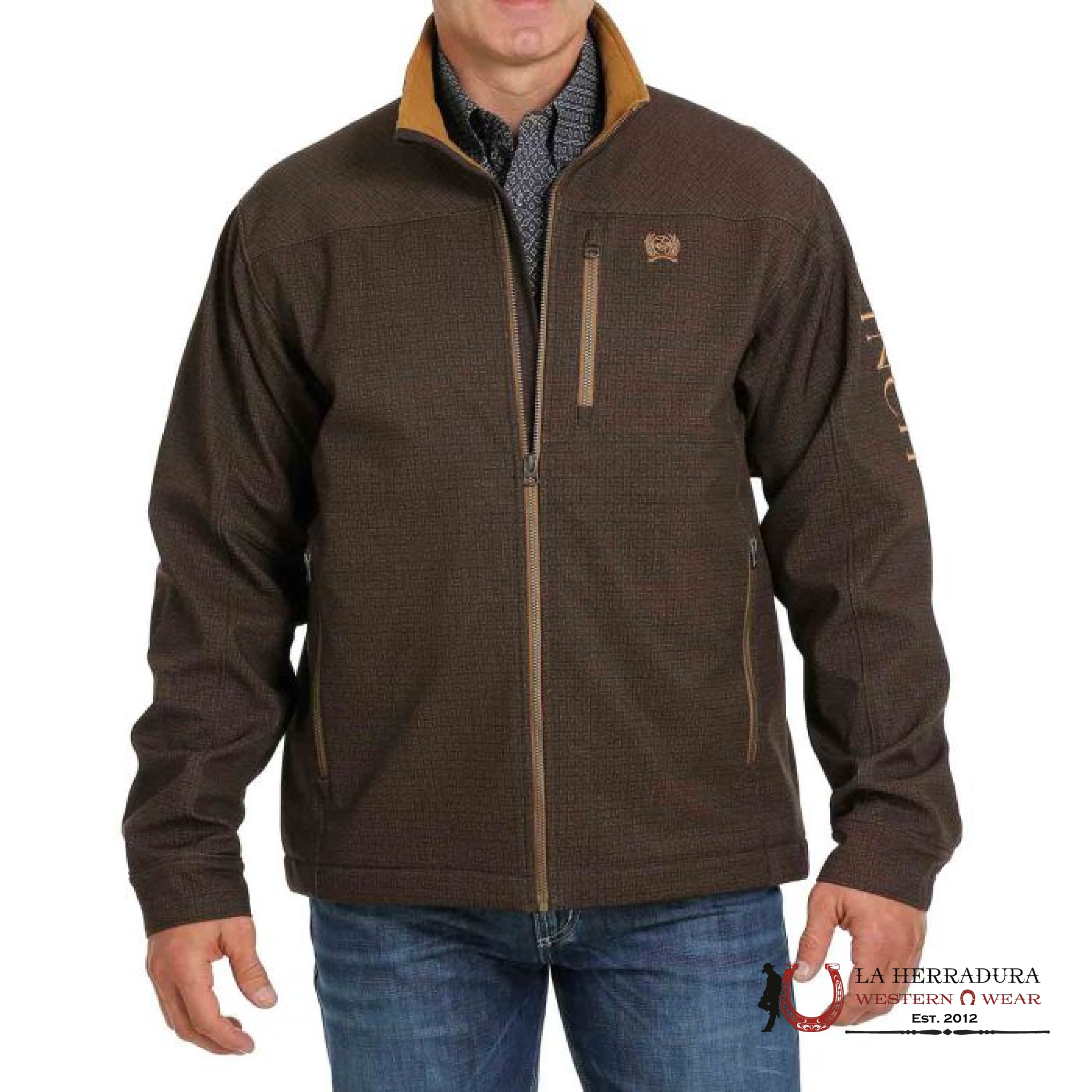 CINCH MENS BONDED CONCEALED CARRY JACKET- BROWN 7003 ROPA HOMBRES