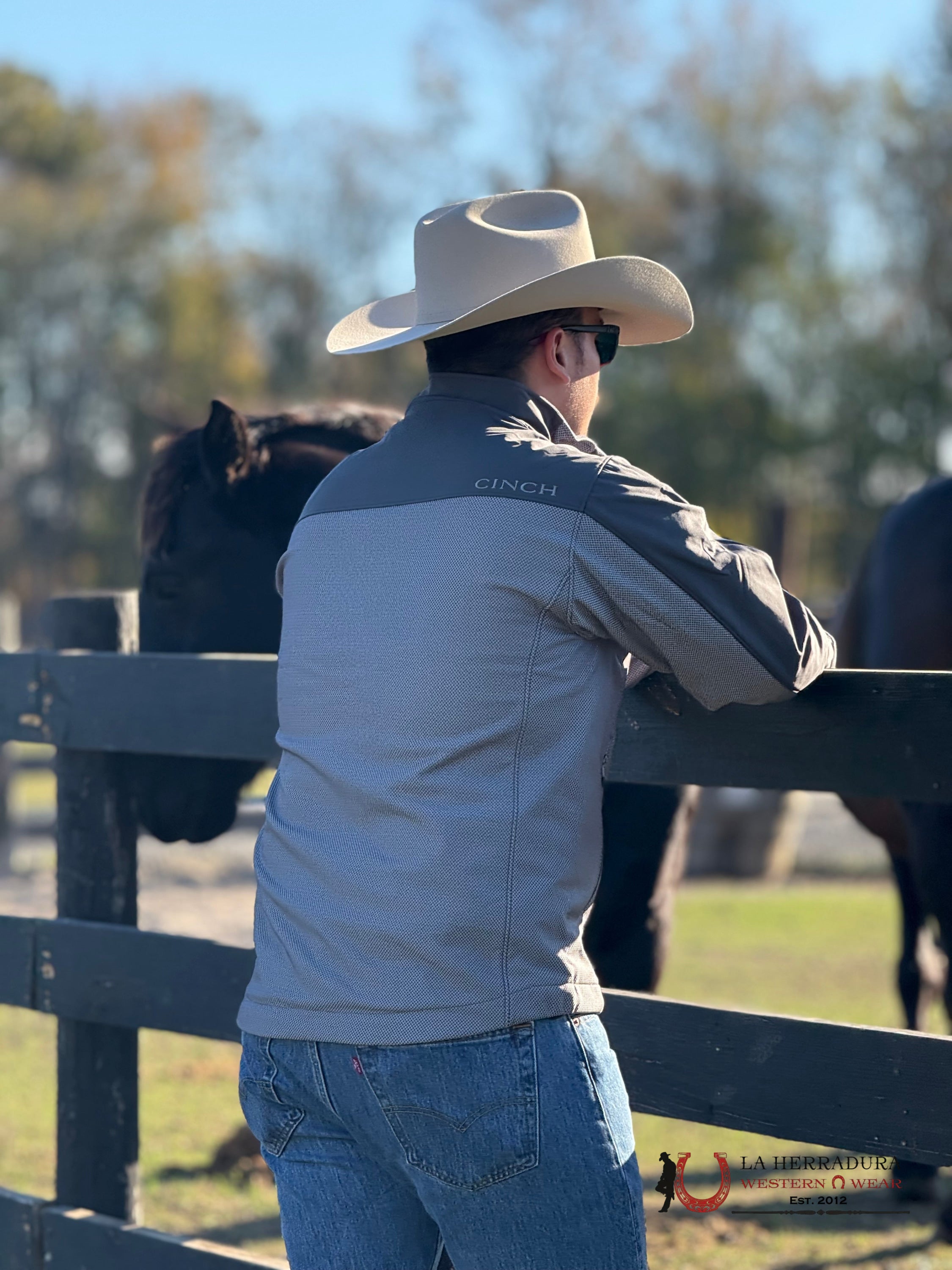 Cinch Mens Bonded Concealed Carry Jacket- Grey 5001 Ropa Hombres