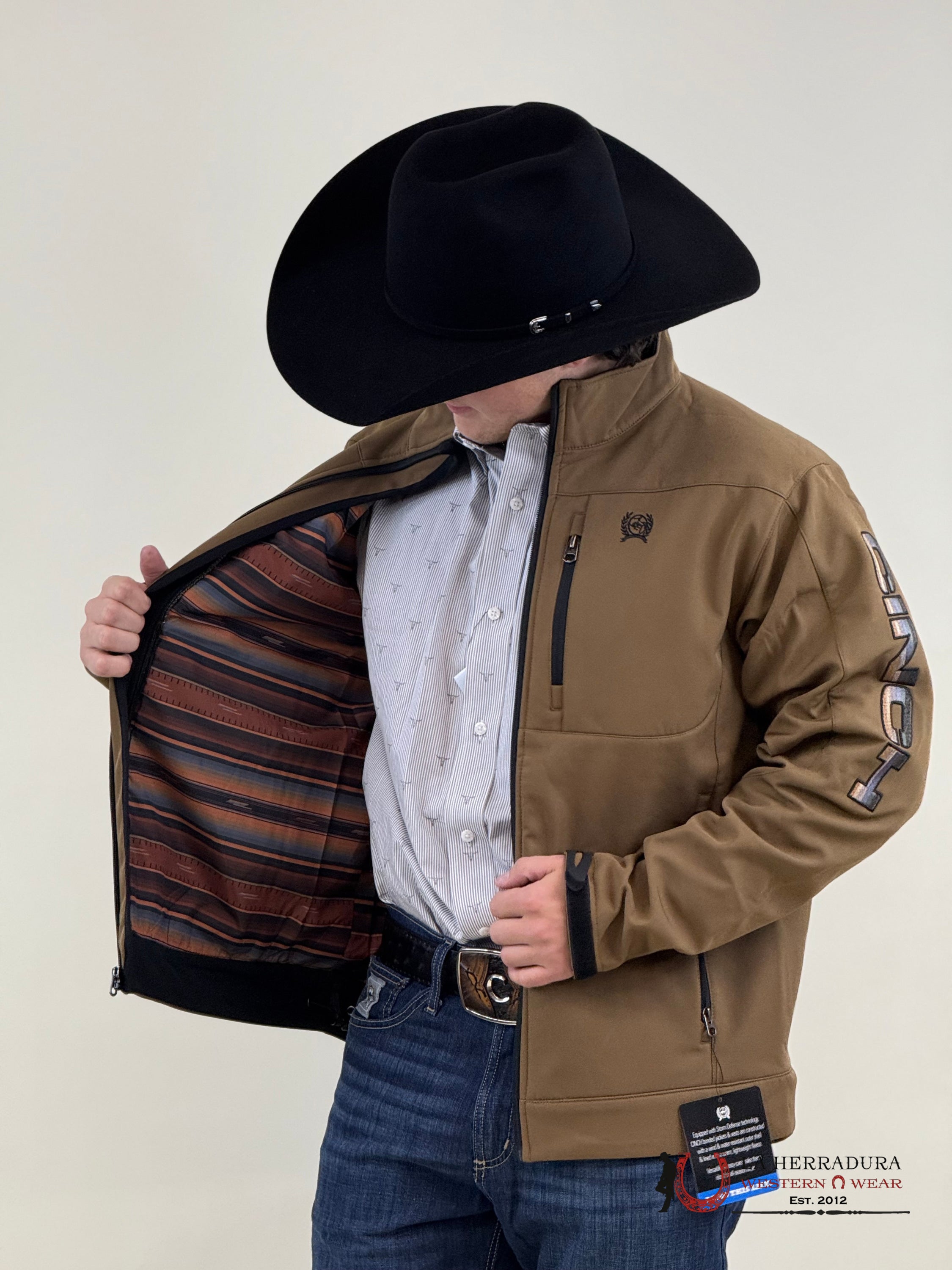 Cinch Mens Bonded Jacket- Brown 7012 Ropa Hombres