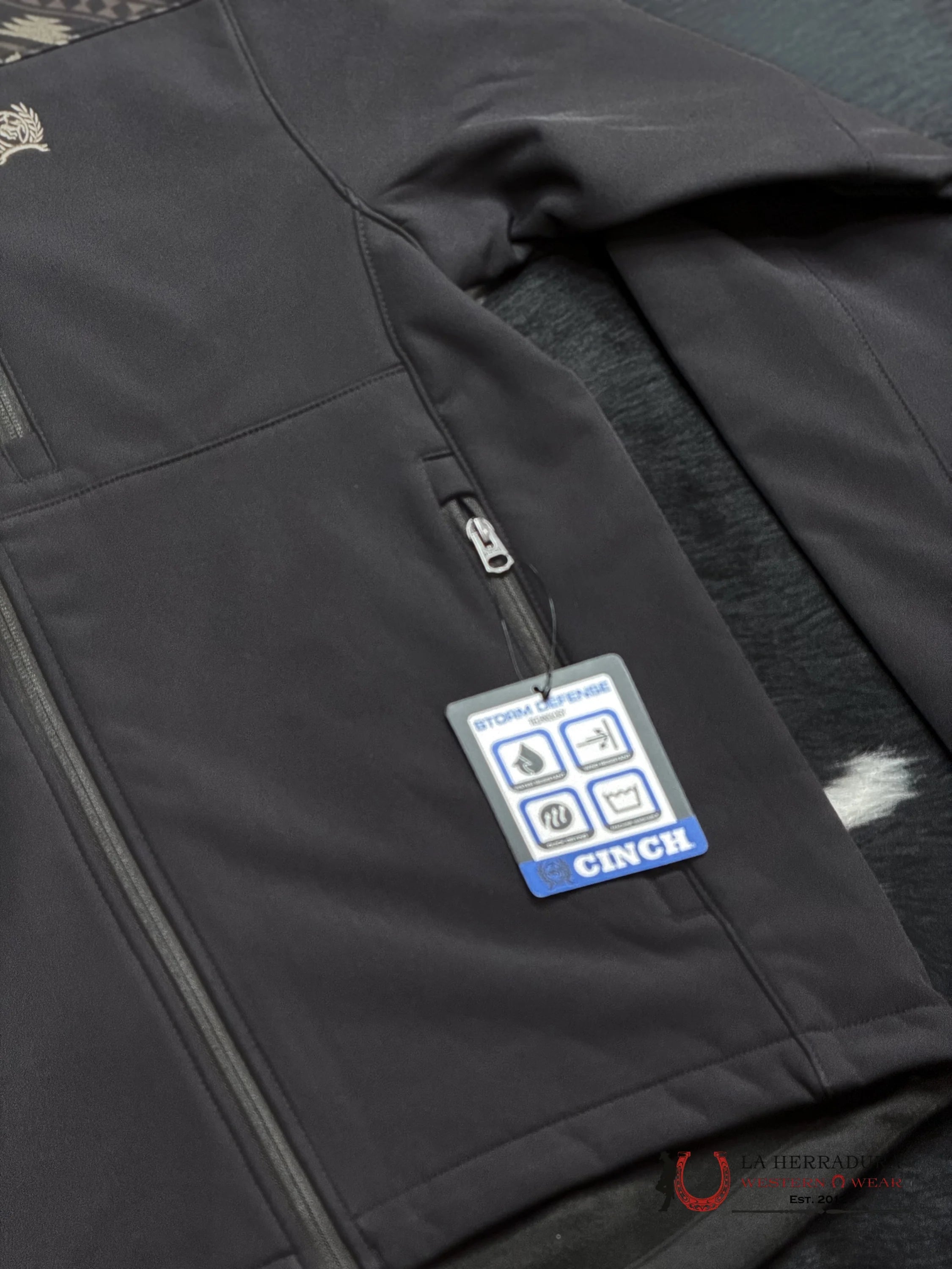 Cinch Mens Bonded Jacket Brown Aztec Top 3008 Ropa Hombres