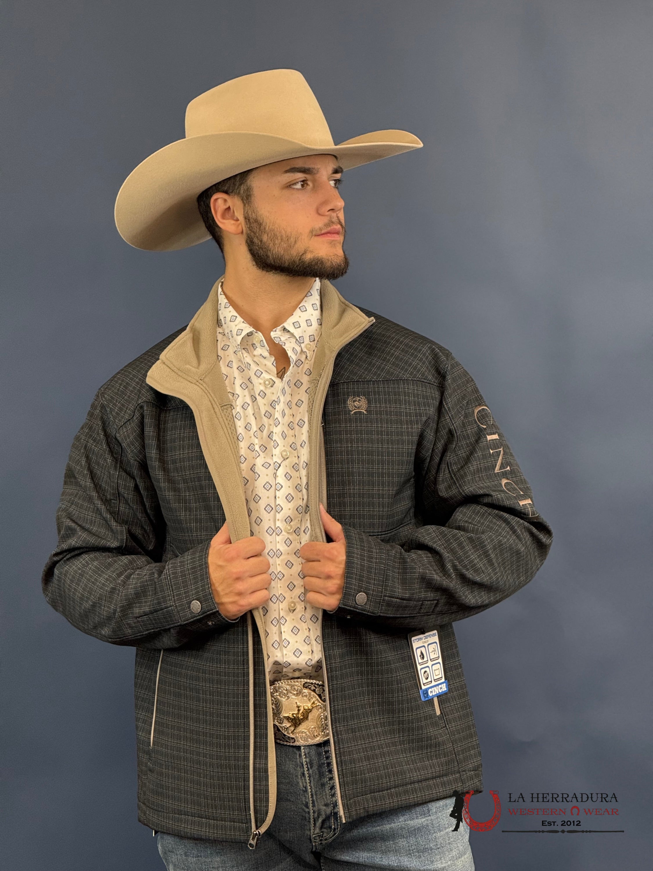 Cinch Mens Bonded Jacket Navy Cotton Interior 3007 Ropa Hombres