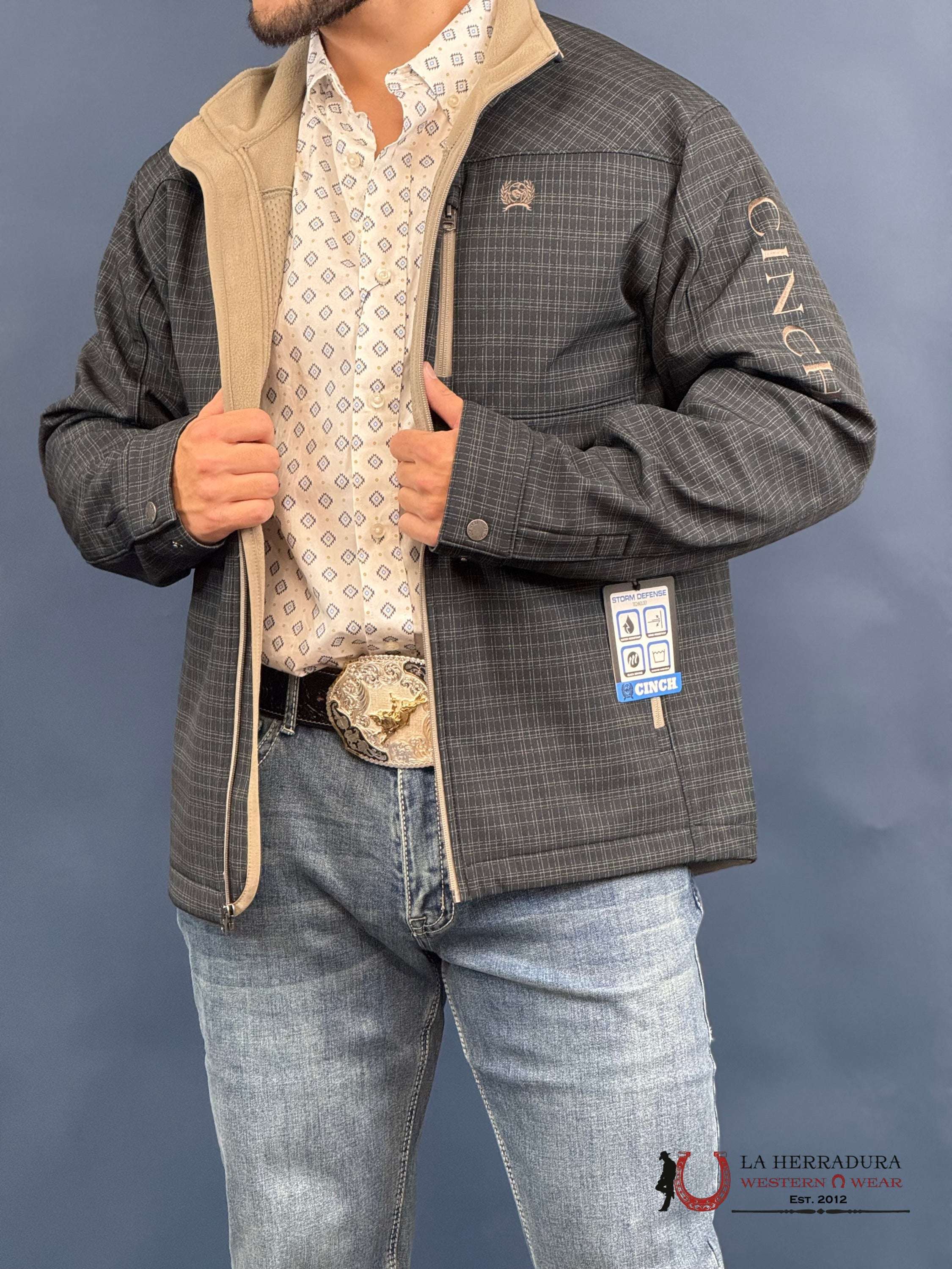 Cinch Mens Bonded Jacket Navy Cotton Interior 3007 Ropa Hombres
