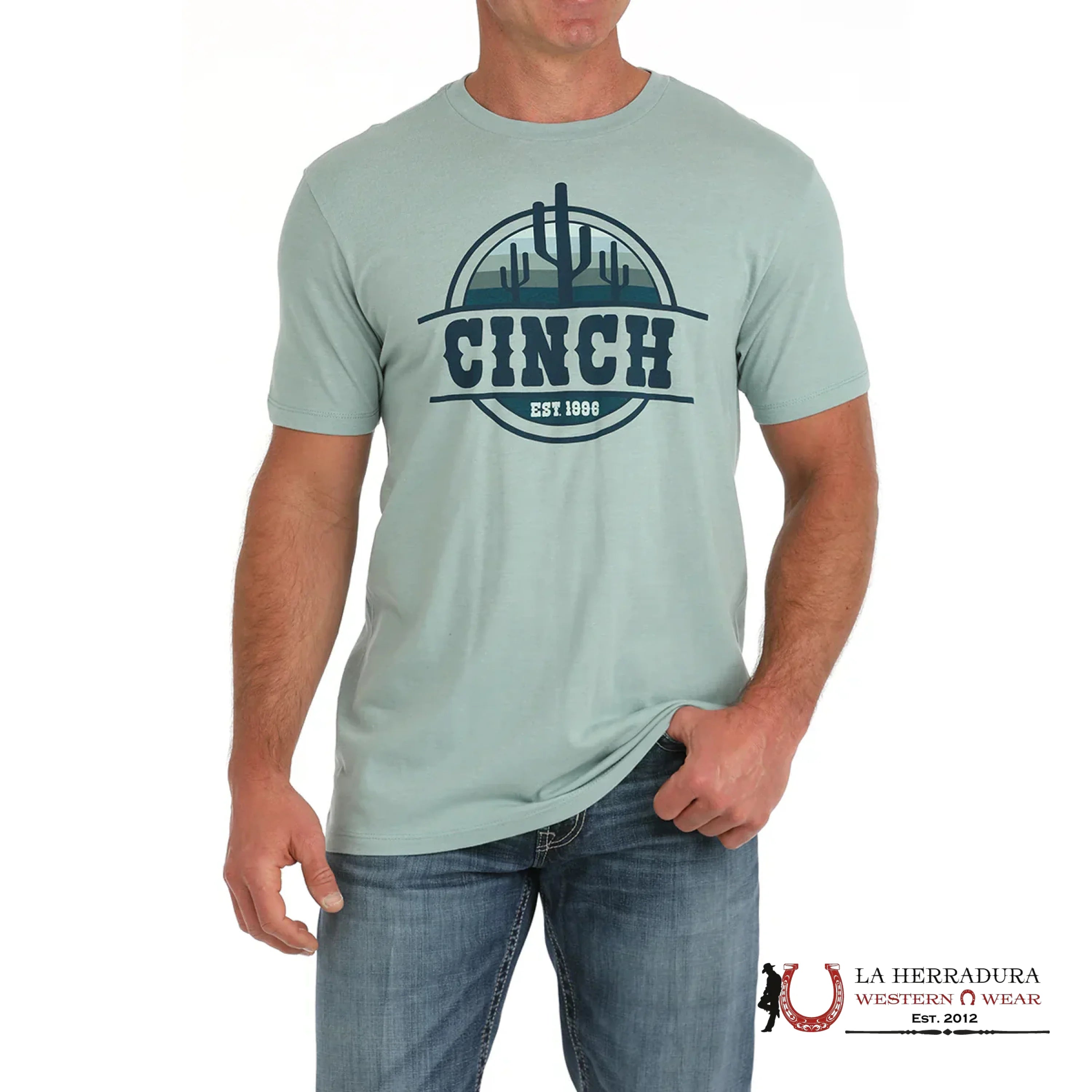 Cinch Men’s Cactus T-Shirt MTT1690664 ROPA HOMBRES
