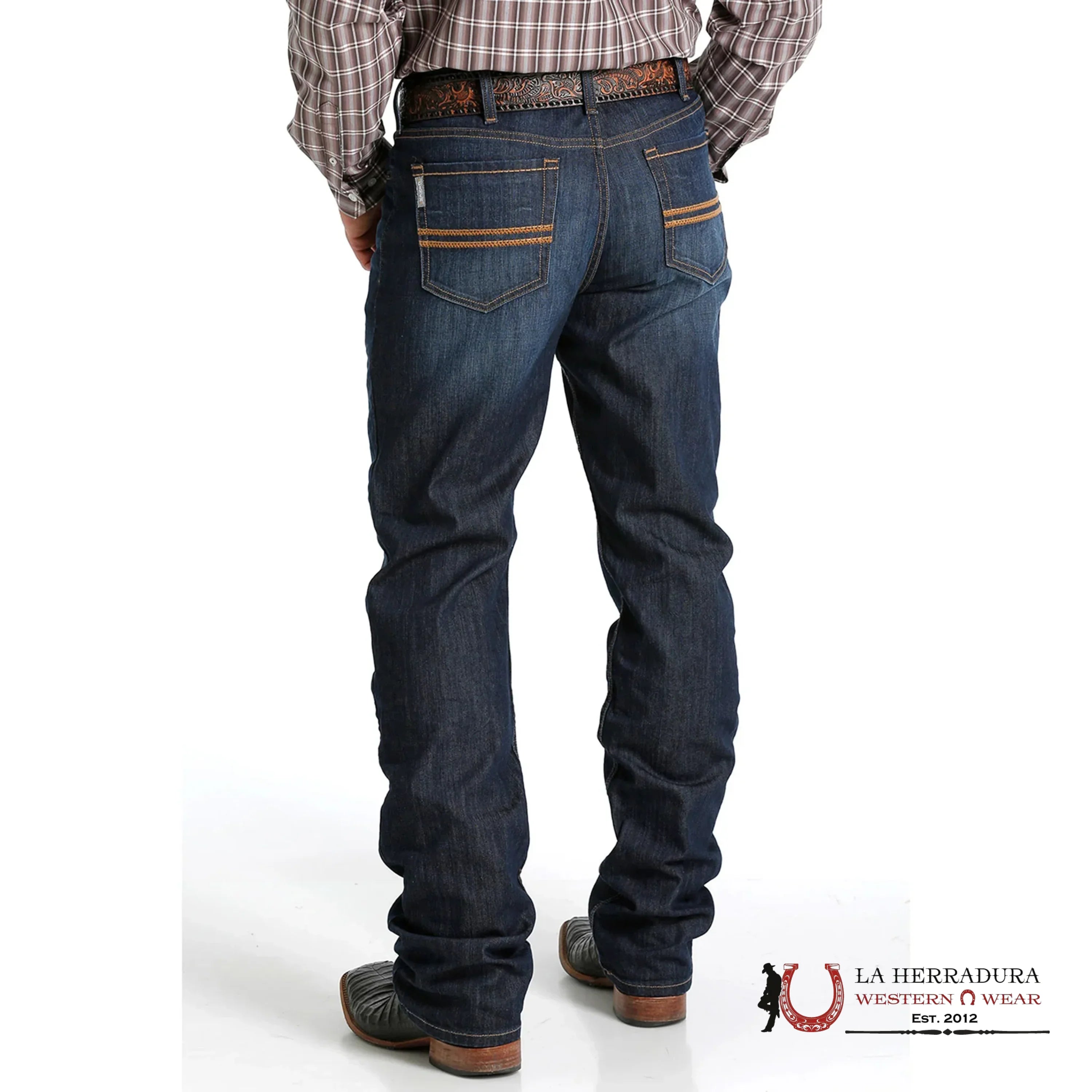 CINCH MENS JEANS SILVER LABEL SLIM MID RISE STRAIGHT LEG- MB98034018 ROPA HOMBRES