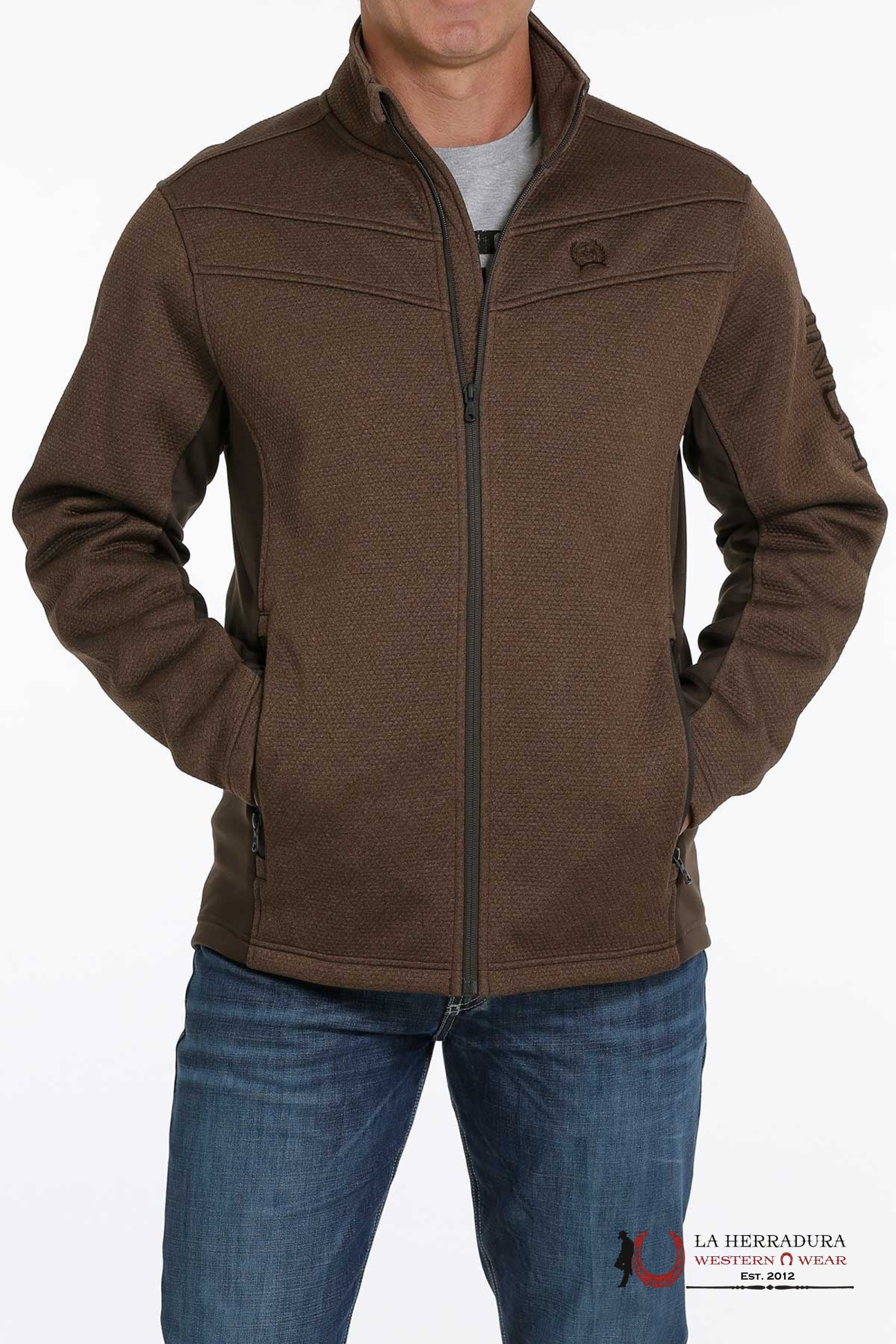 CINCH MENS Lightweight Fleece Logo Jacket MWJ1562002 ROPA HOMBRES