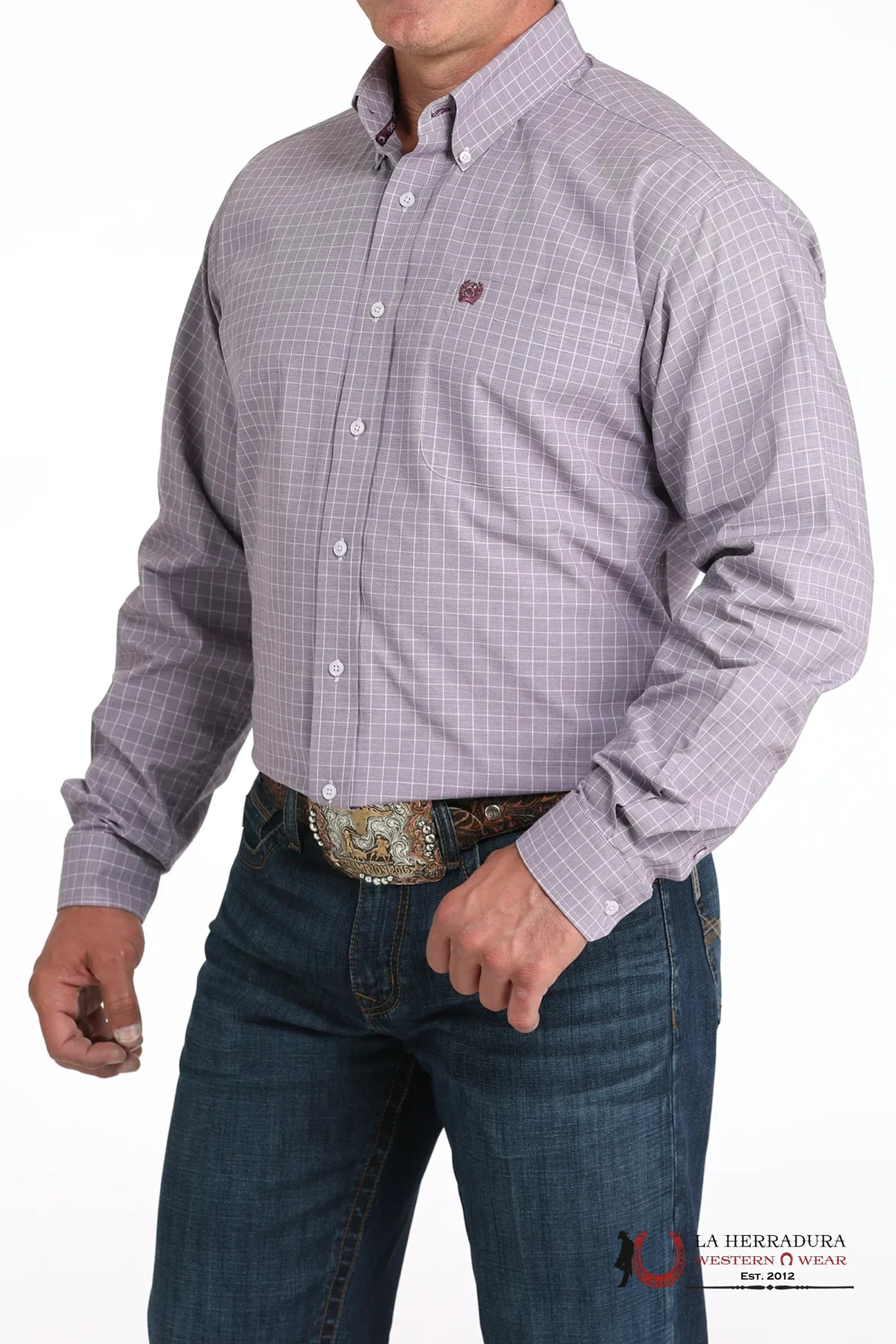 Cinch Men’s Lila Long Sleeve Shirt MTW1105976 ROPA HOMBRES