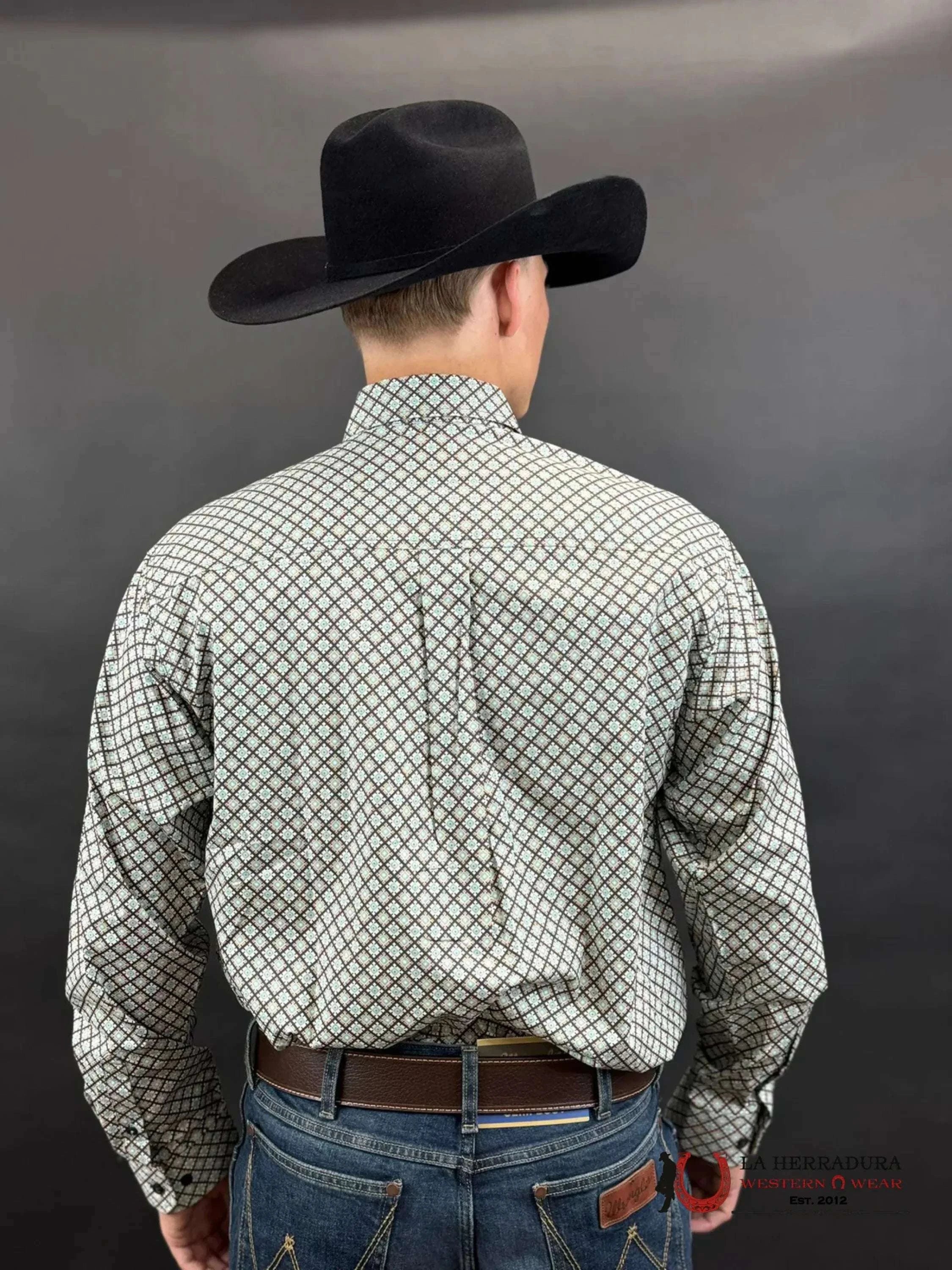 CINCH MEN’S MODERN FIT GEOMETRIC PRINT BUTTON-DOWN WESTERN SHIRT - CHR MTW1105269 ROPA HOMBRES