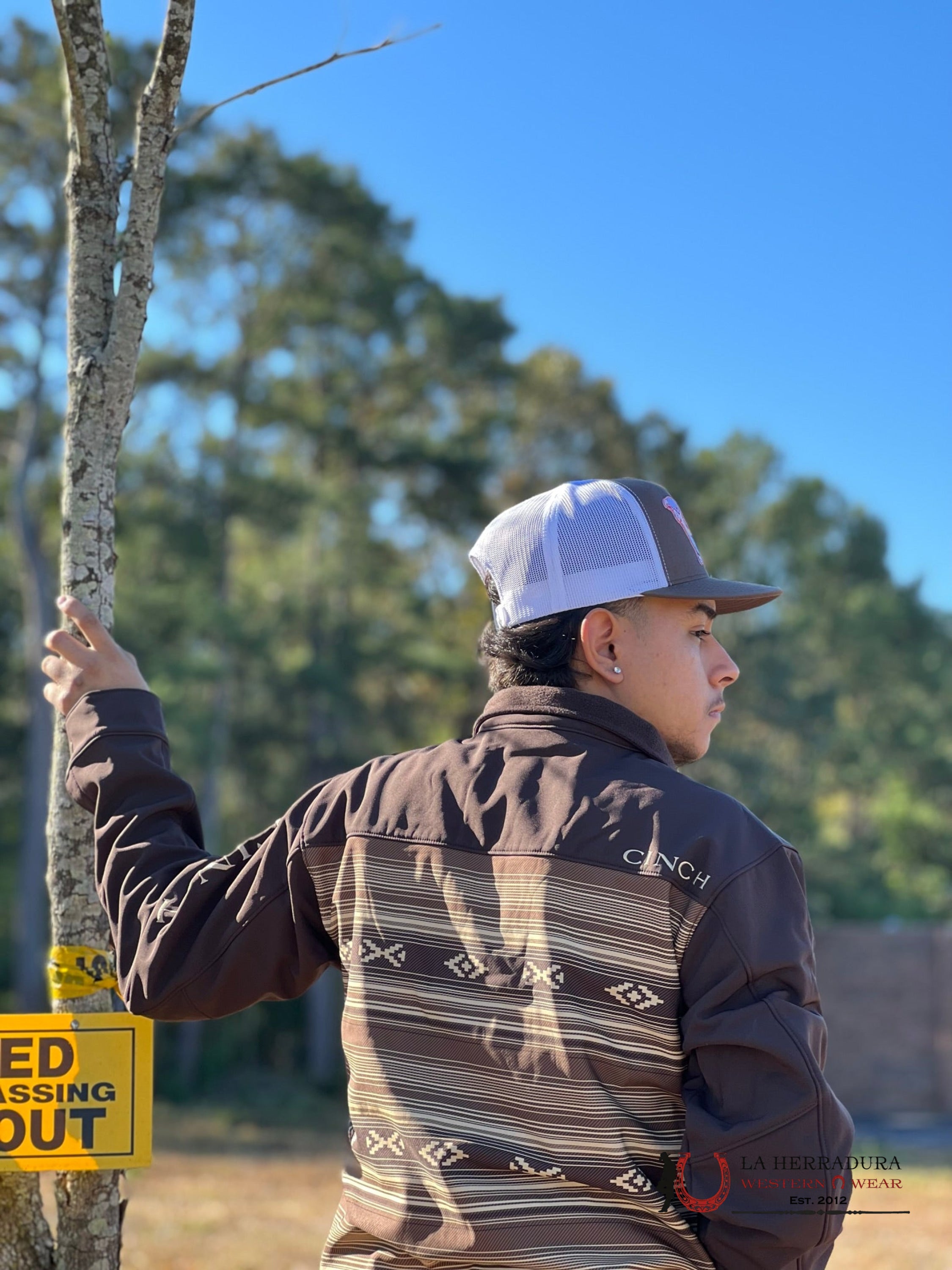 Cinch Mens Southwestern Bonded Jacket Brown Ropa Hombres