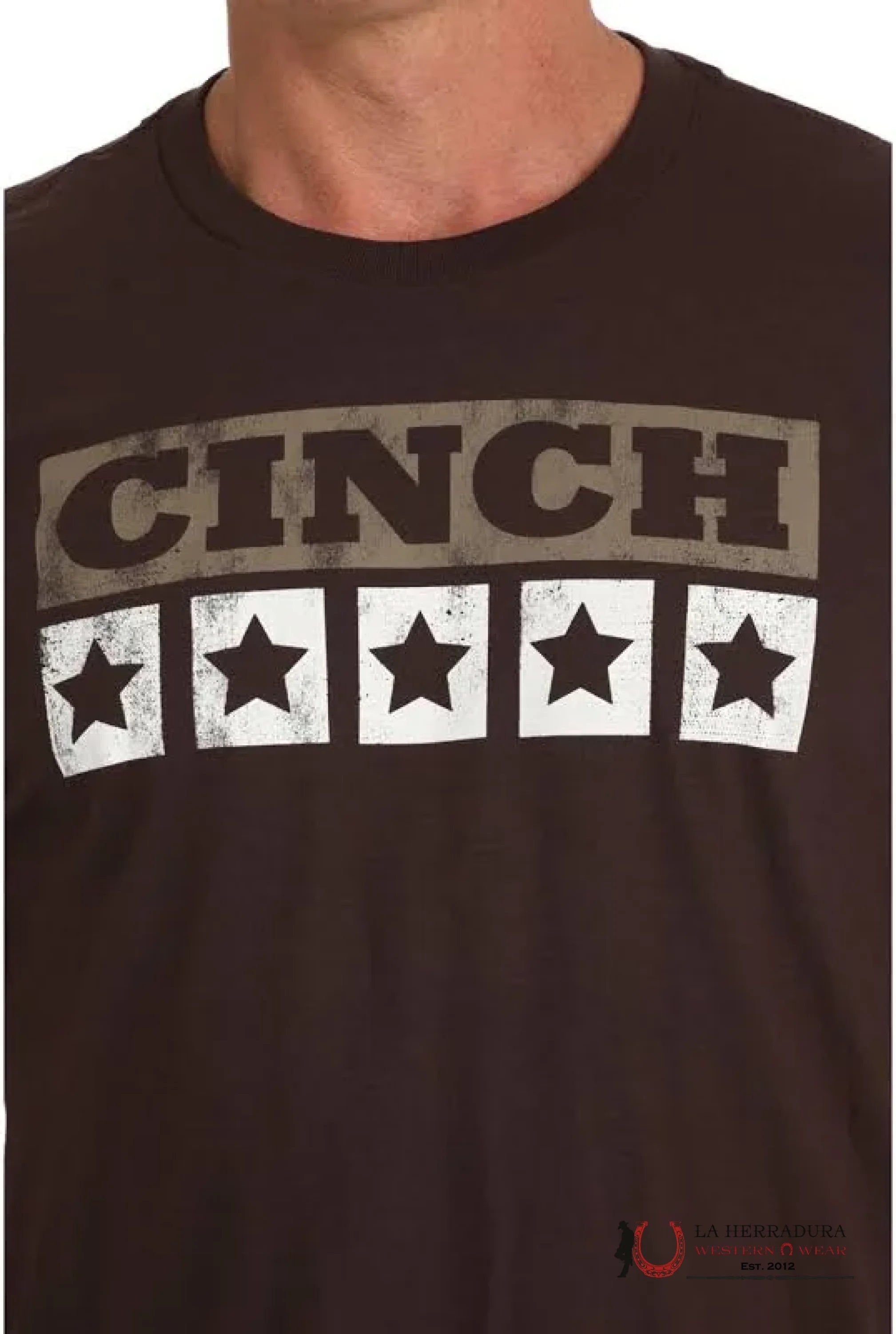 Cinch Men’s T-Shirt Brown MTT1690660 ROPA HOMBRES