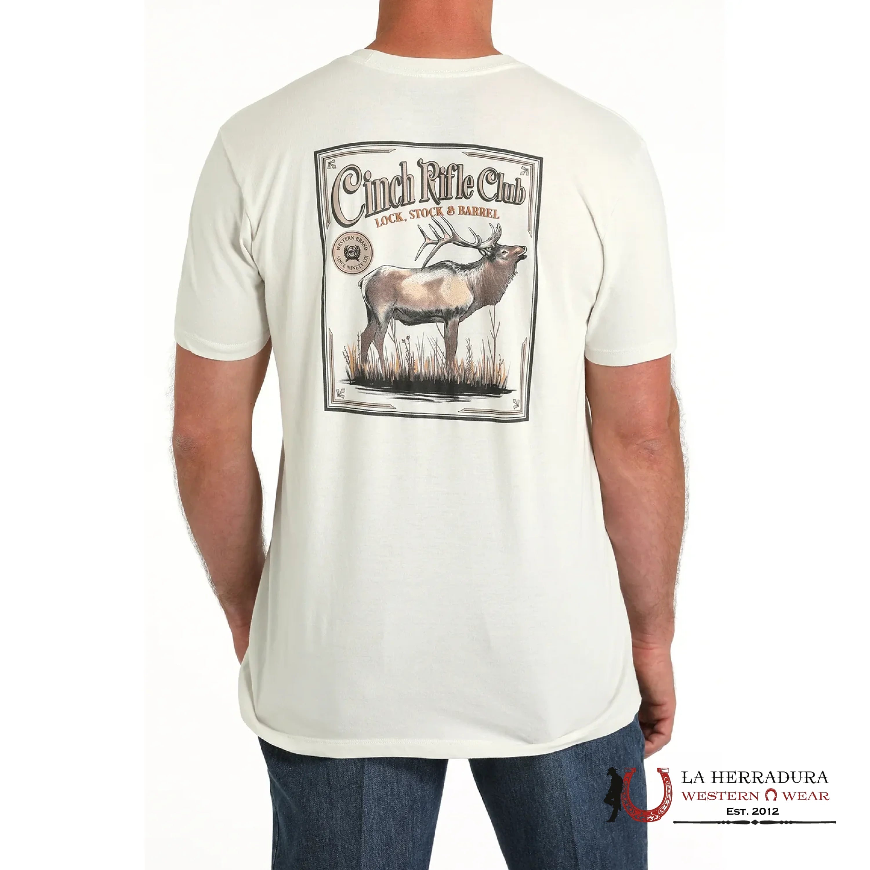 CINCH MENS TSHIRT - RIFLE CLUB LOCK STOCK & BARREL MTT1690645 ROPA HOMBRES