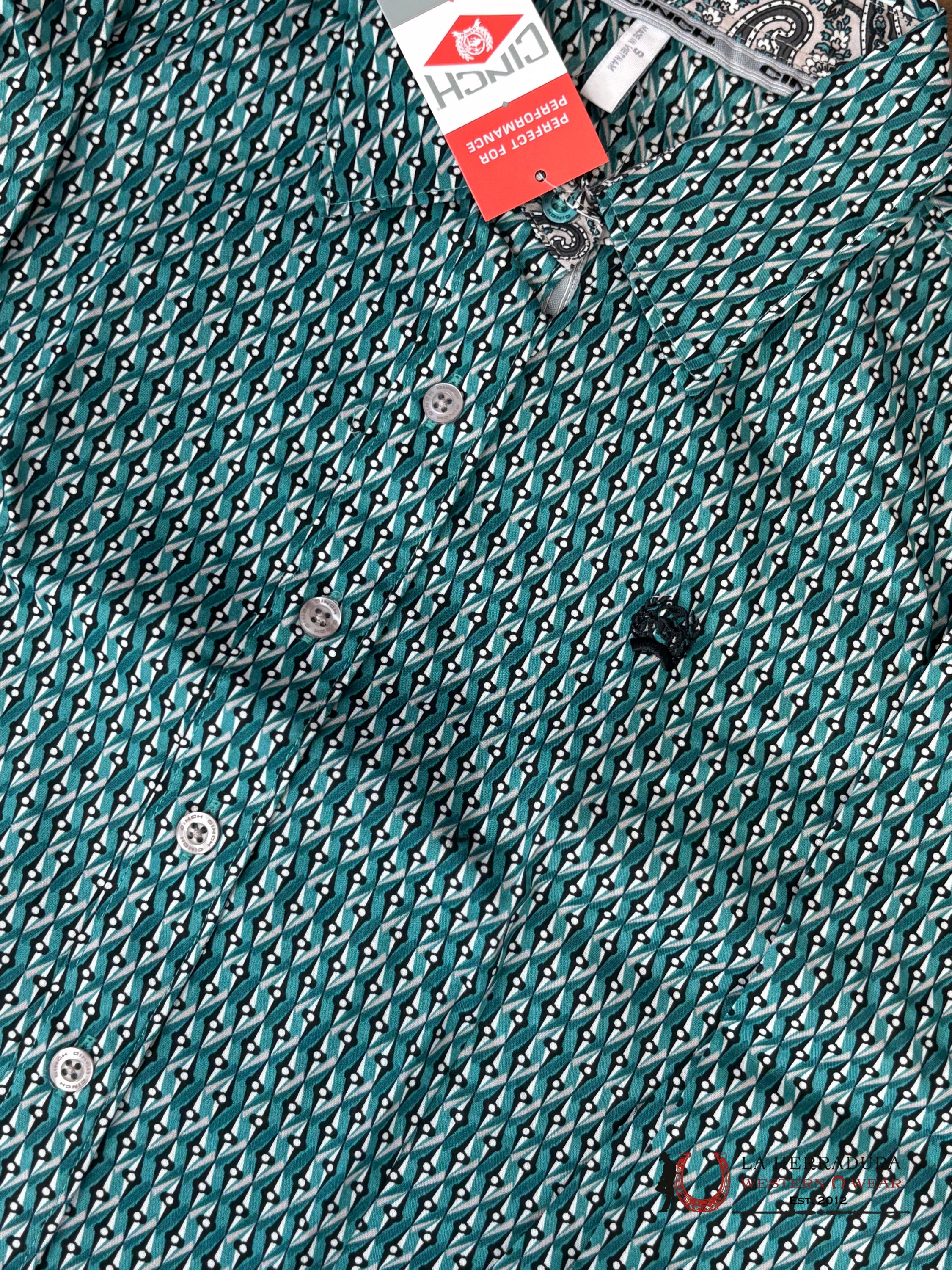 Panhandle Turquoise Western Print Ropa Mujeres