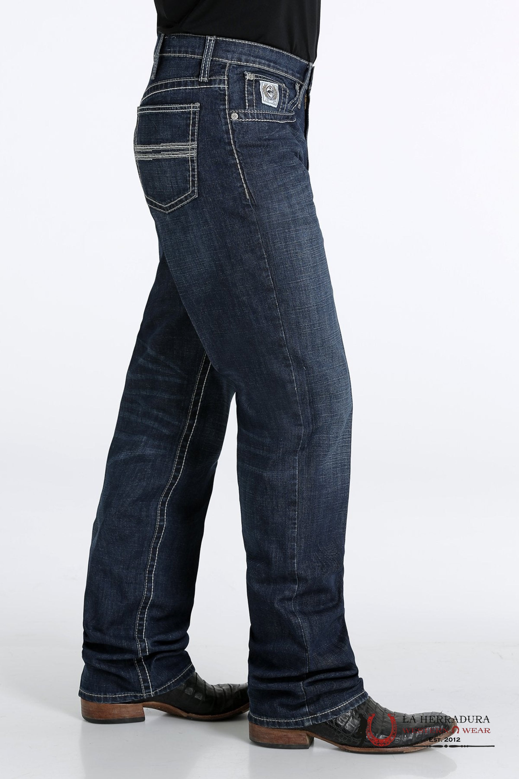 CINCH White Label Mid Rise Straight Leg Medium Washed - 4039 ROPA HOMBRES