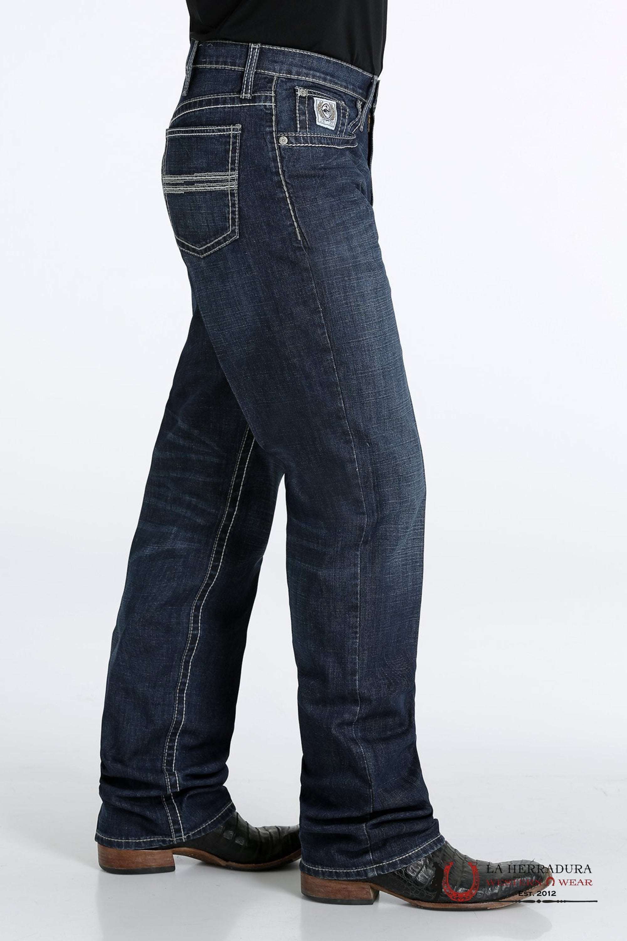 CINCH White Label Mid Rise Straight Leg Medium Washed - 4039 ROPA HOMBRES