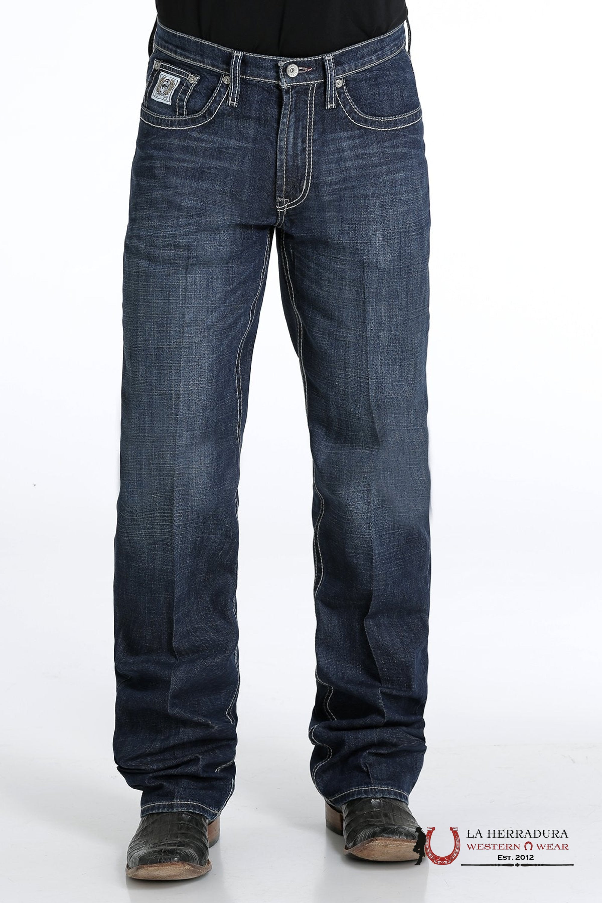 CINCH White Label Mid Rise Straight Leg Medium Washed - 4039 ROPA HOMBRES