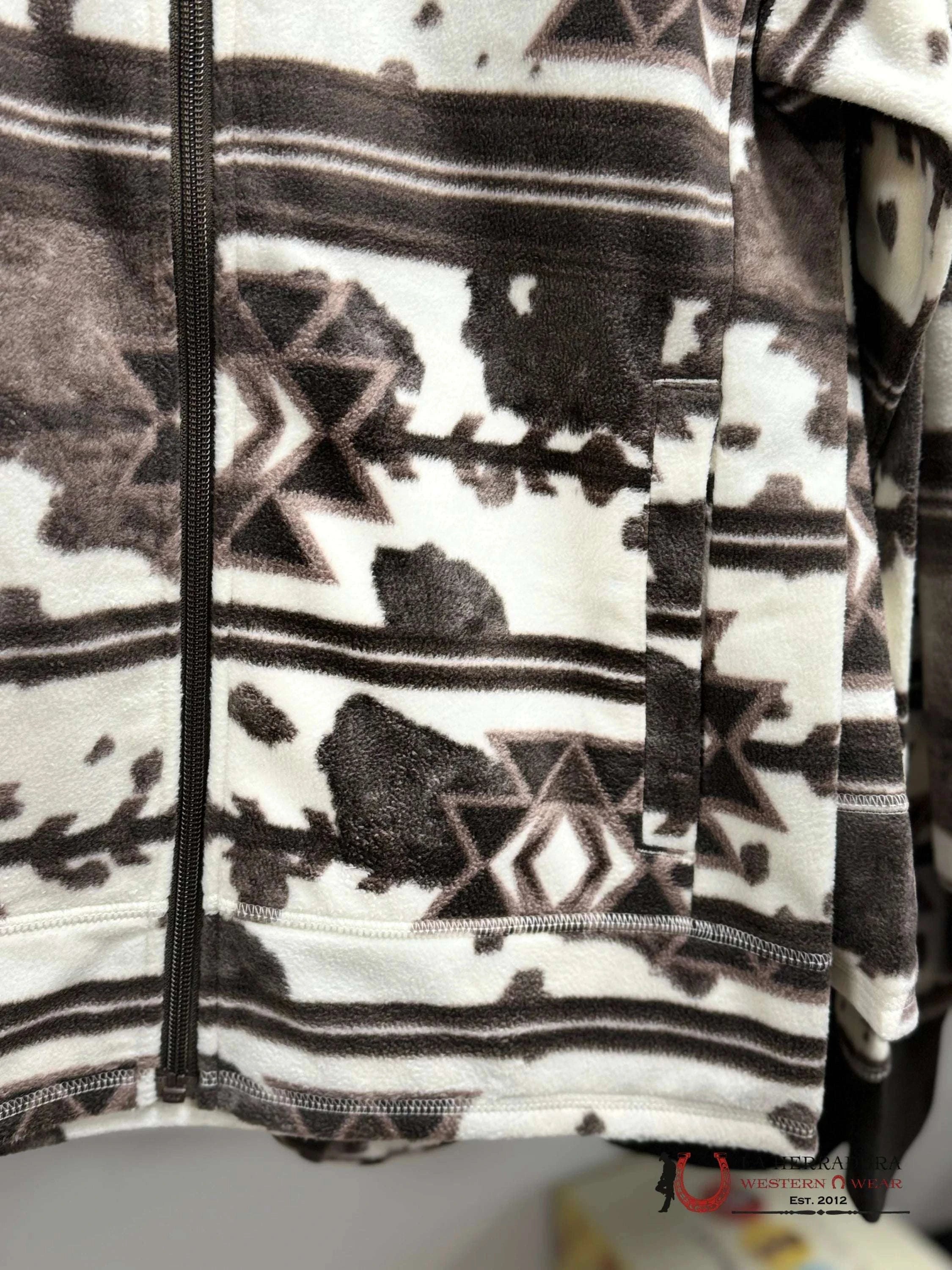 Cinch Womens Pullover Black/White & Aztec Pattern Ropa Mujeres