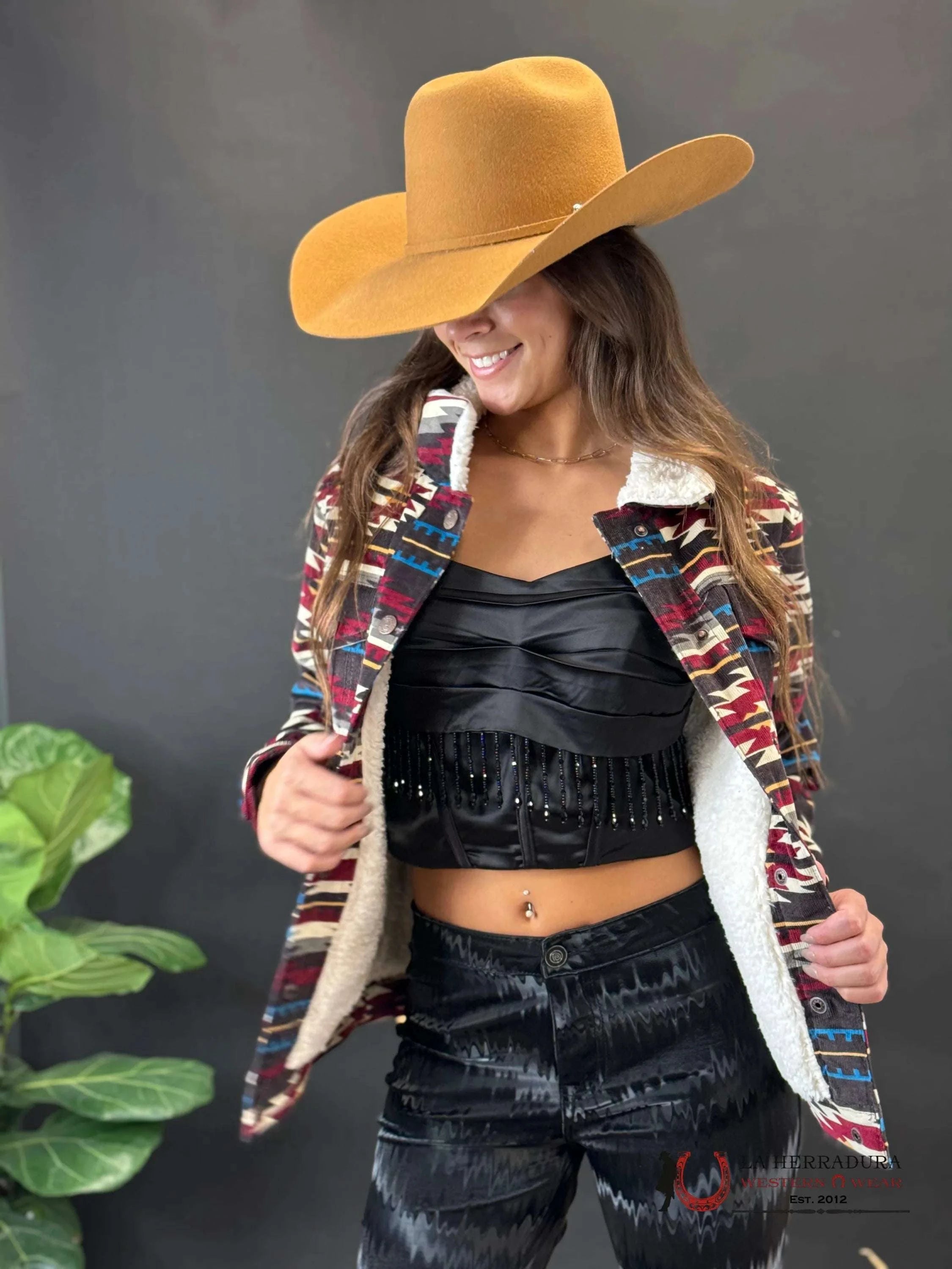 Cinch Womens Multi Color Sherpa Button Up Ropa Mujeres