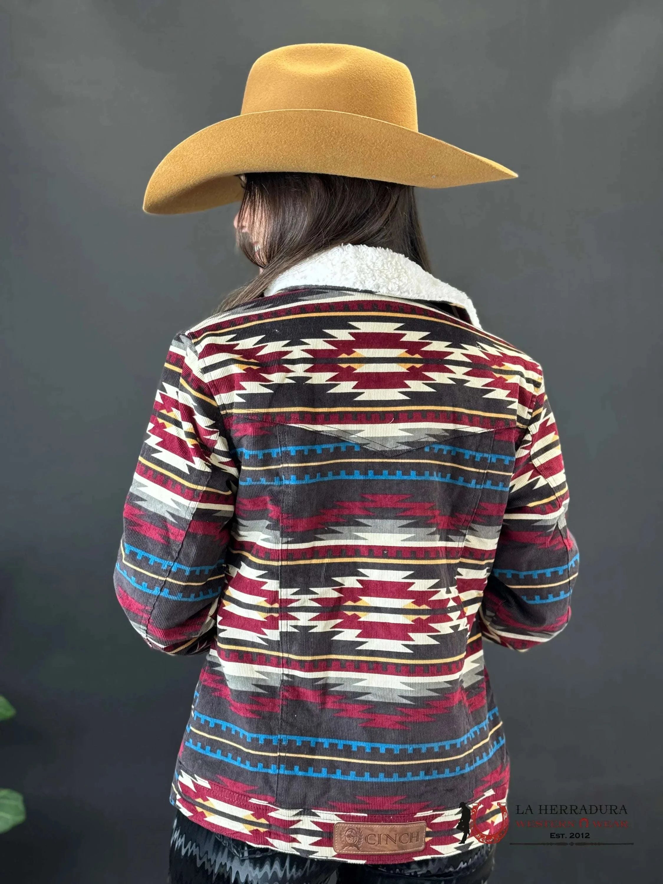 Cinch Womens Multi Color Sherpa Button Up Ropa Mujeres