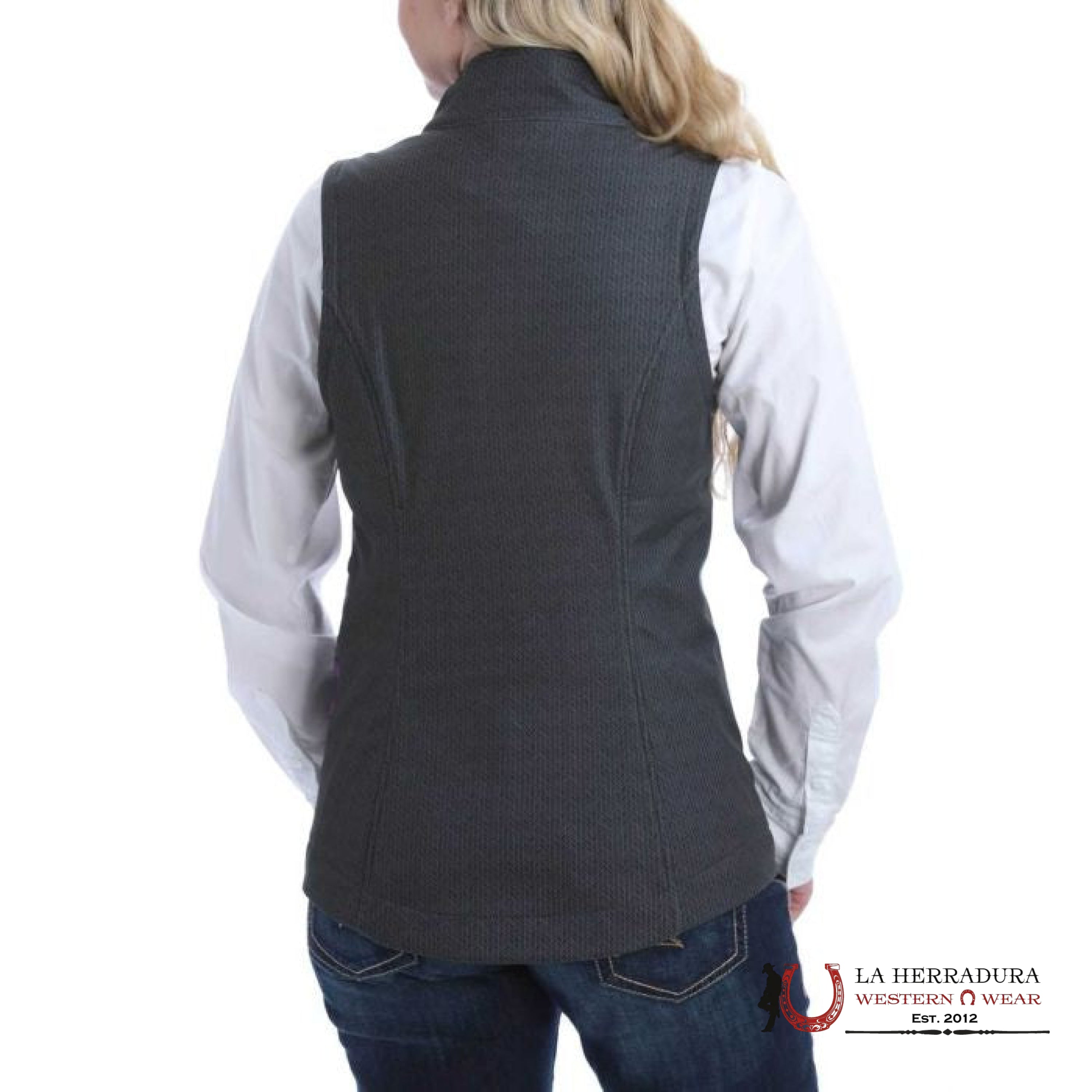 CINCH WOMEN VEST GREY / PURPLE CONCEALED CARRY MAC9882004 ROPA MUJERES