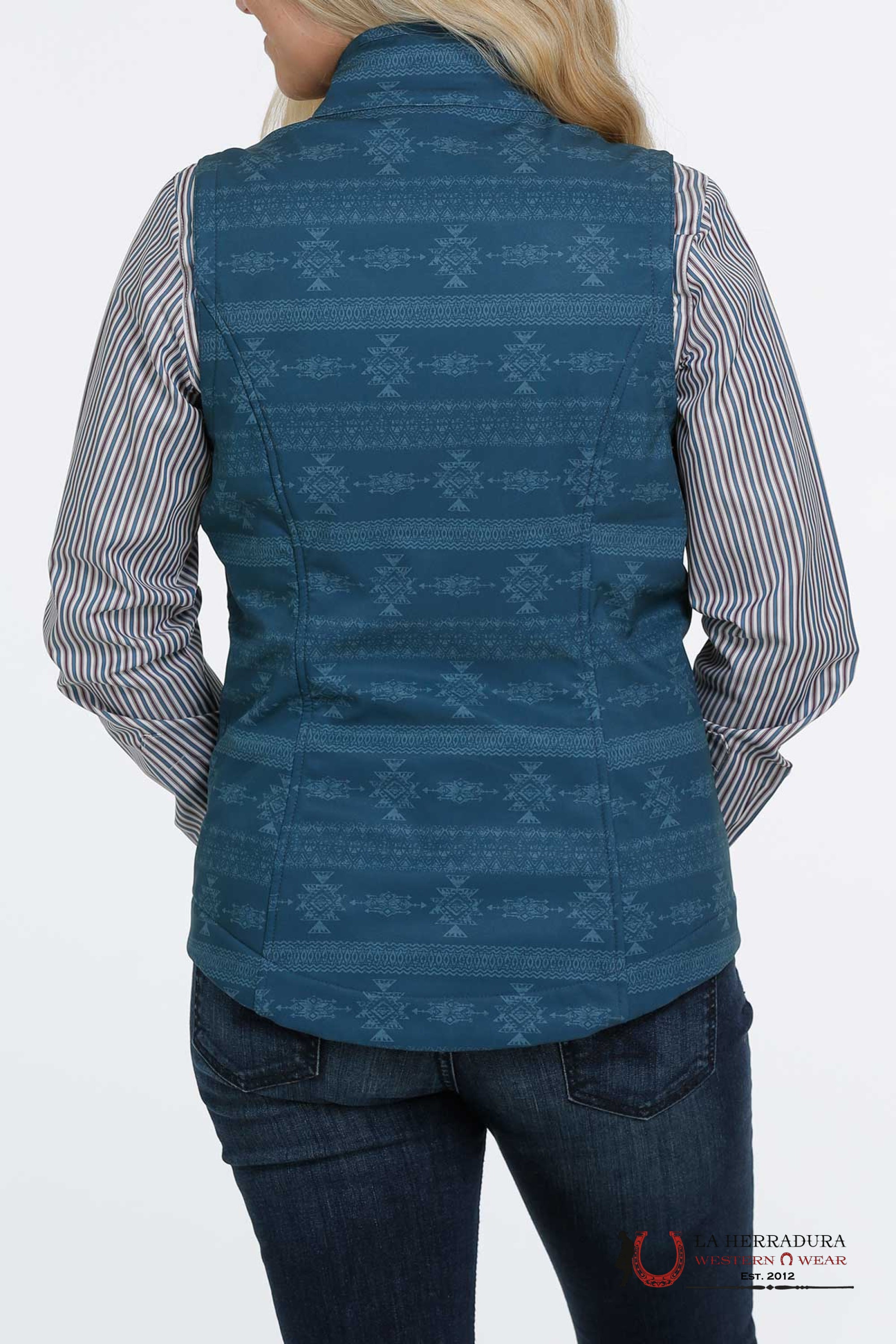 CINCH WOMEN VEST TEAL CONCEALED CARRY MAV9882006 ROPA MUJERES