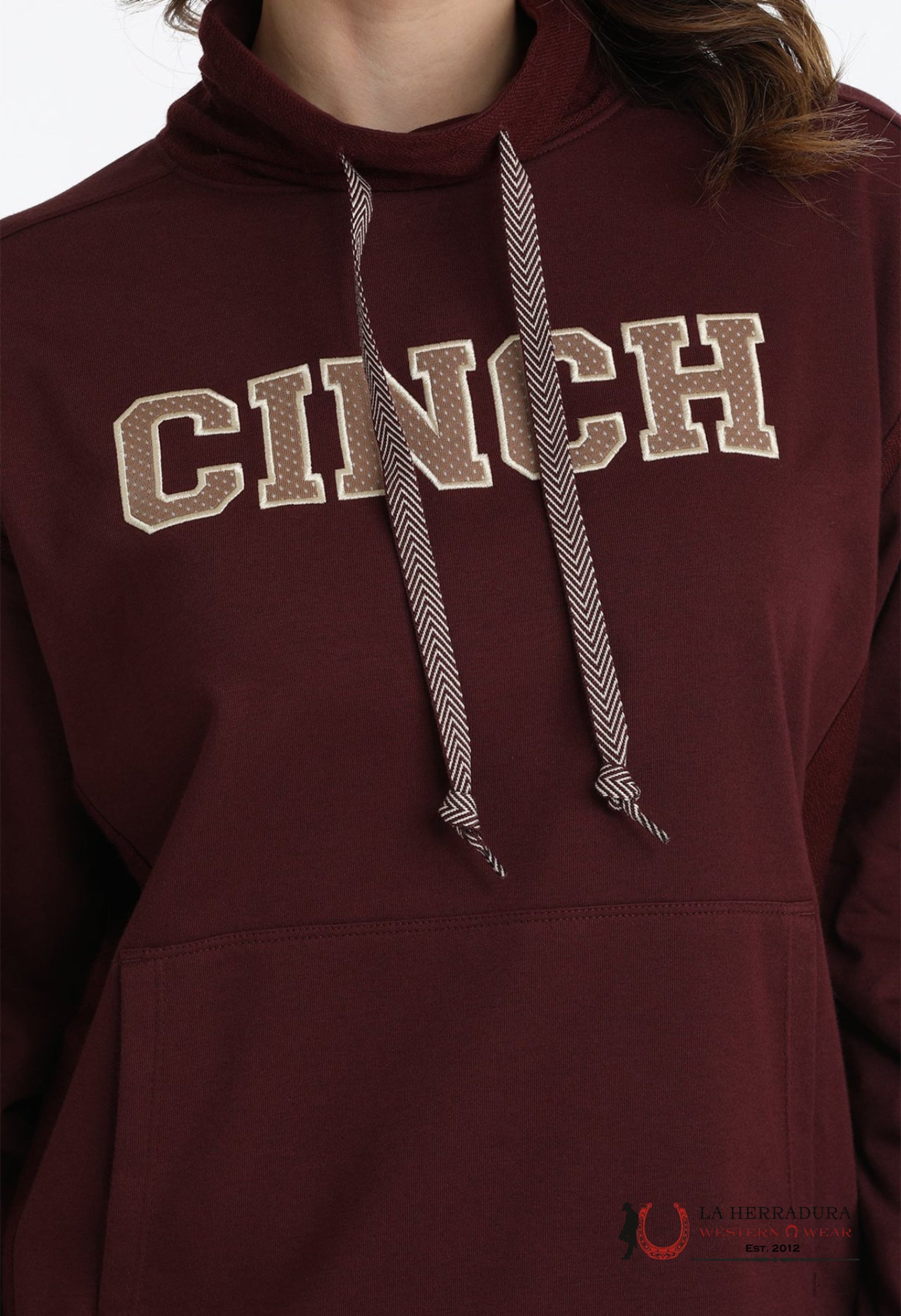 Cinch Womens French Terry Hoodie - Purple Ropa Mujeres