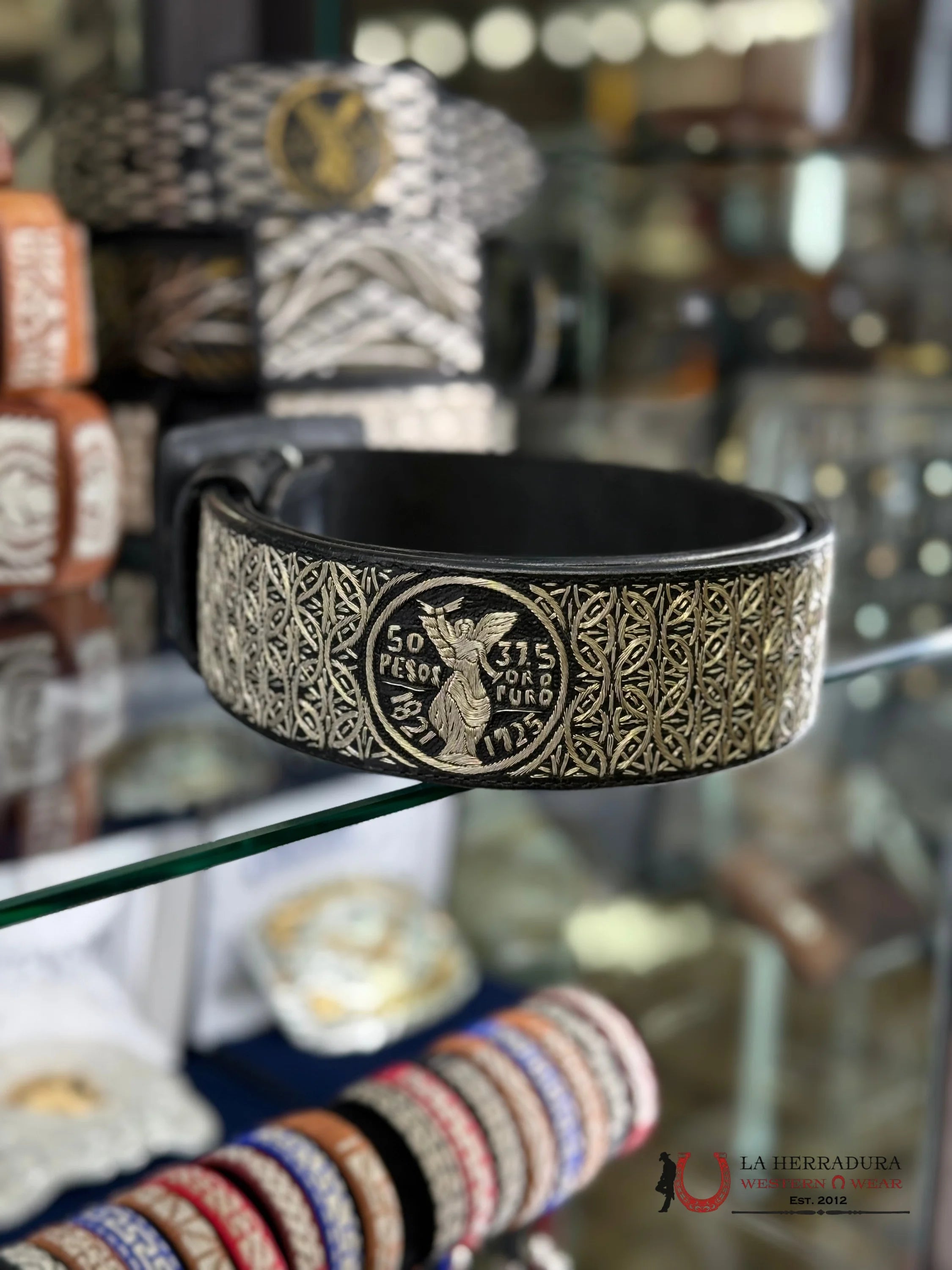 CINTO DE PLATA 50 PESOS #2 CINTURONES HOMBRES