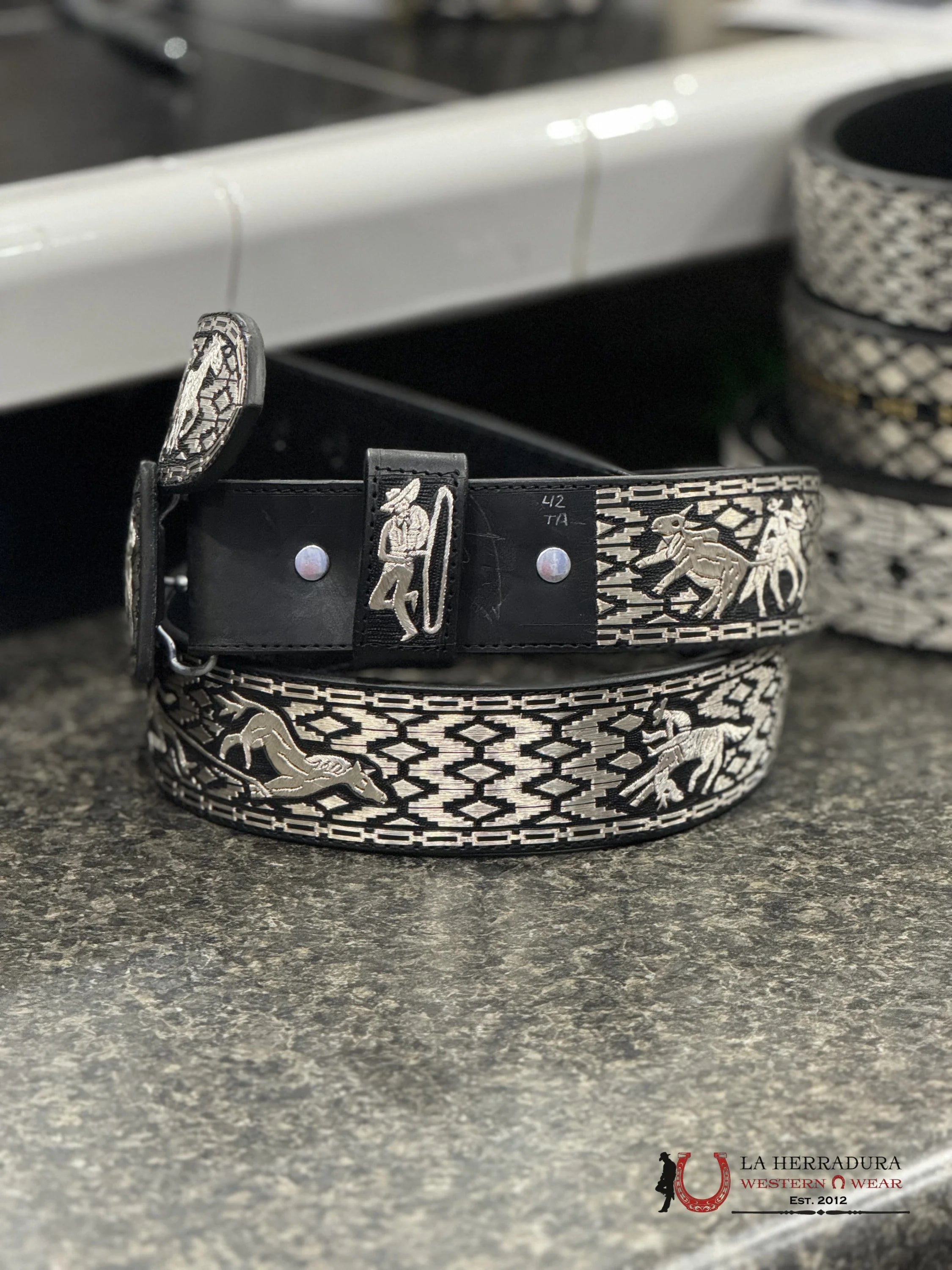 Cinto De Plata Jinete Caballos Cinturones Hombres