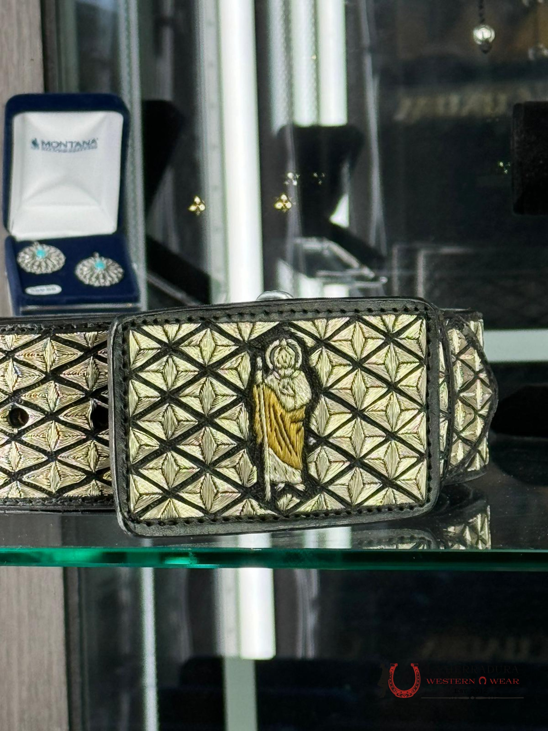 Cinto De Plata San Judas Cinturones Hombres