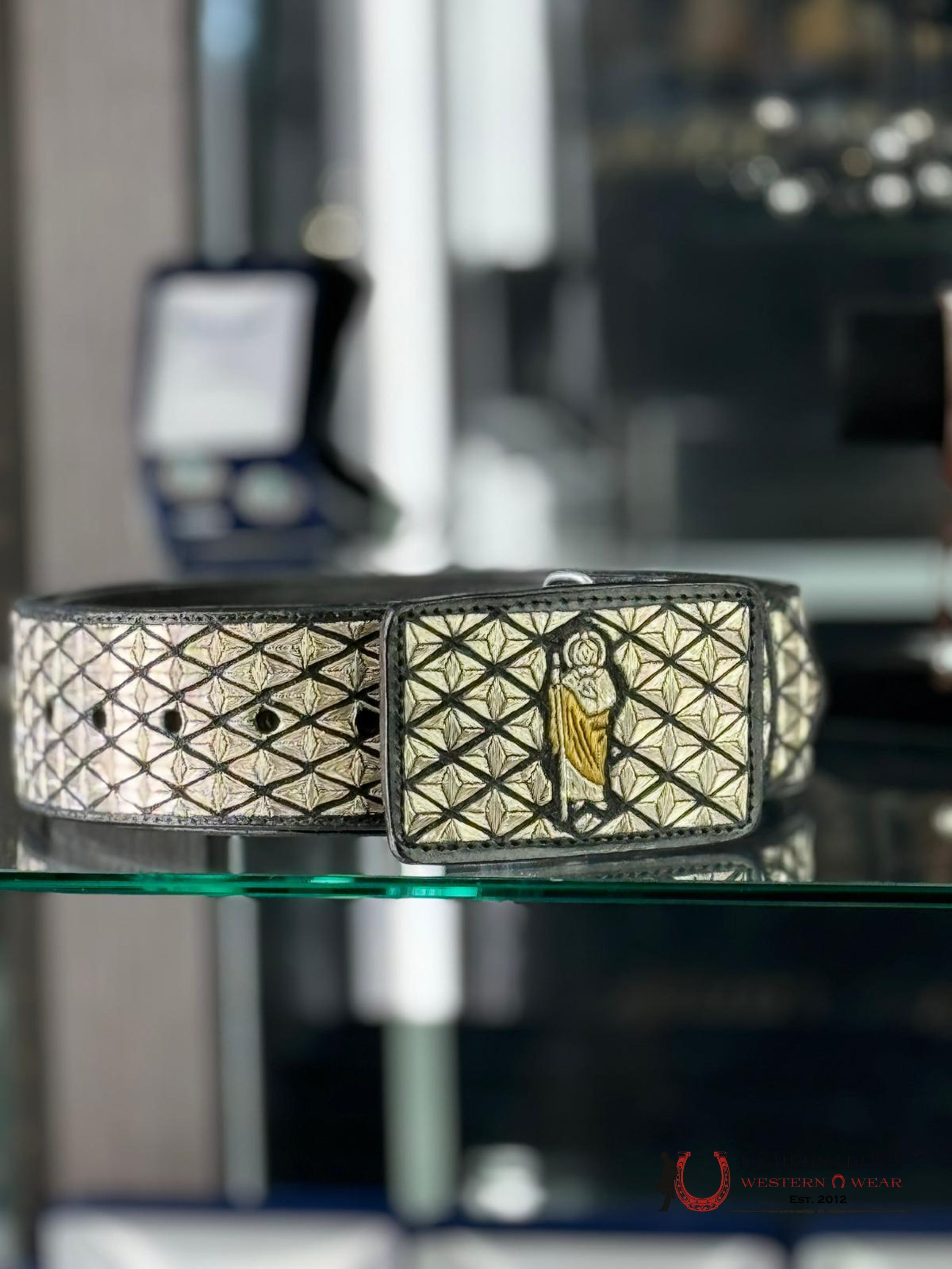 Cinto De Plata San Judas Cinturones Hombres