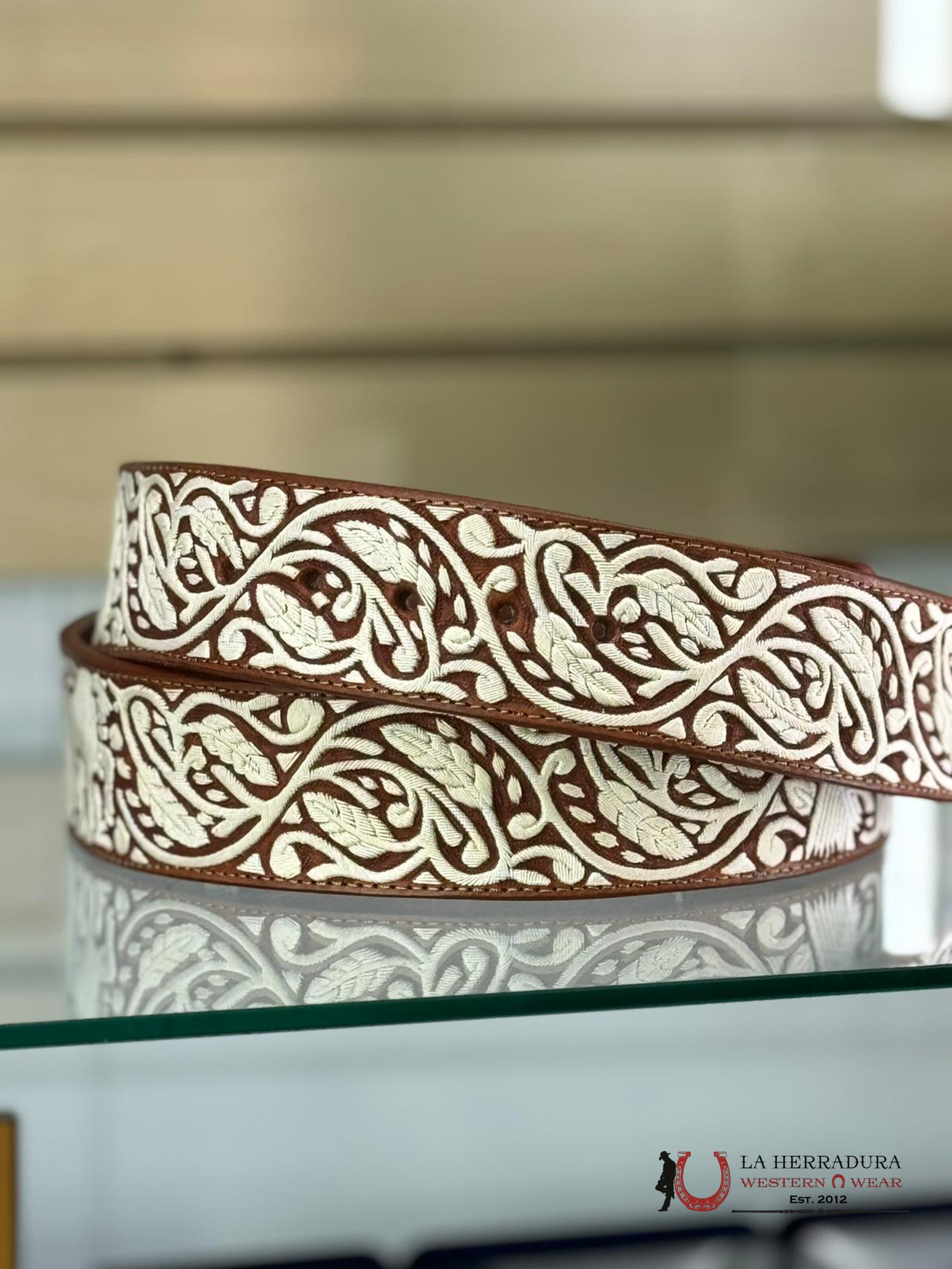 Cinto Piteado Cafe Caballo Frondoso Cinturones Hombres