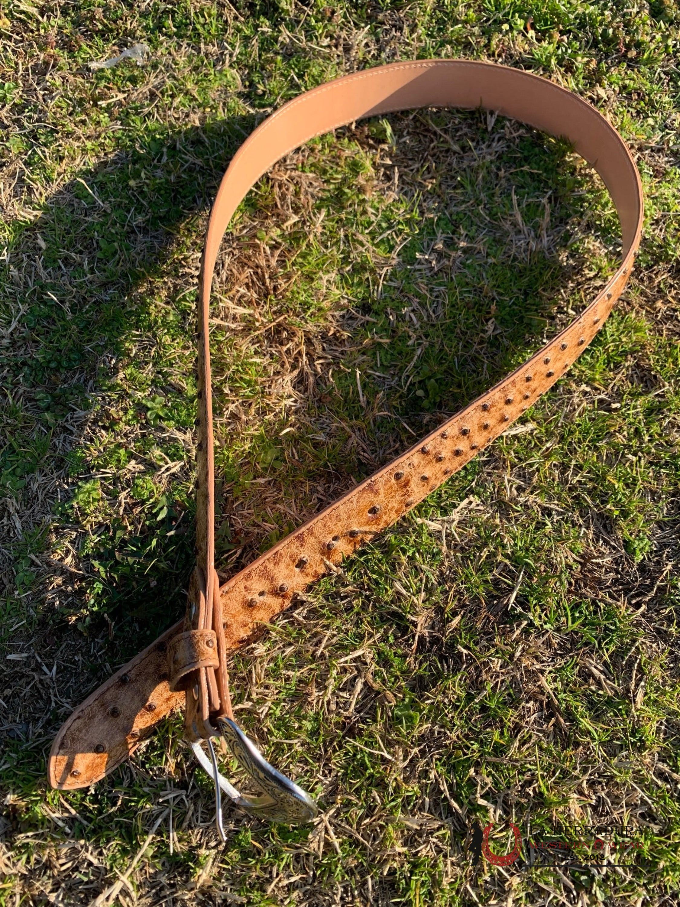 Cinturon Tanner Mark Para Hombre Avestruz Orix Imit Cinturones Hombres