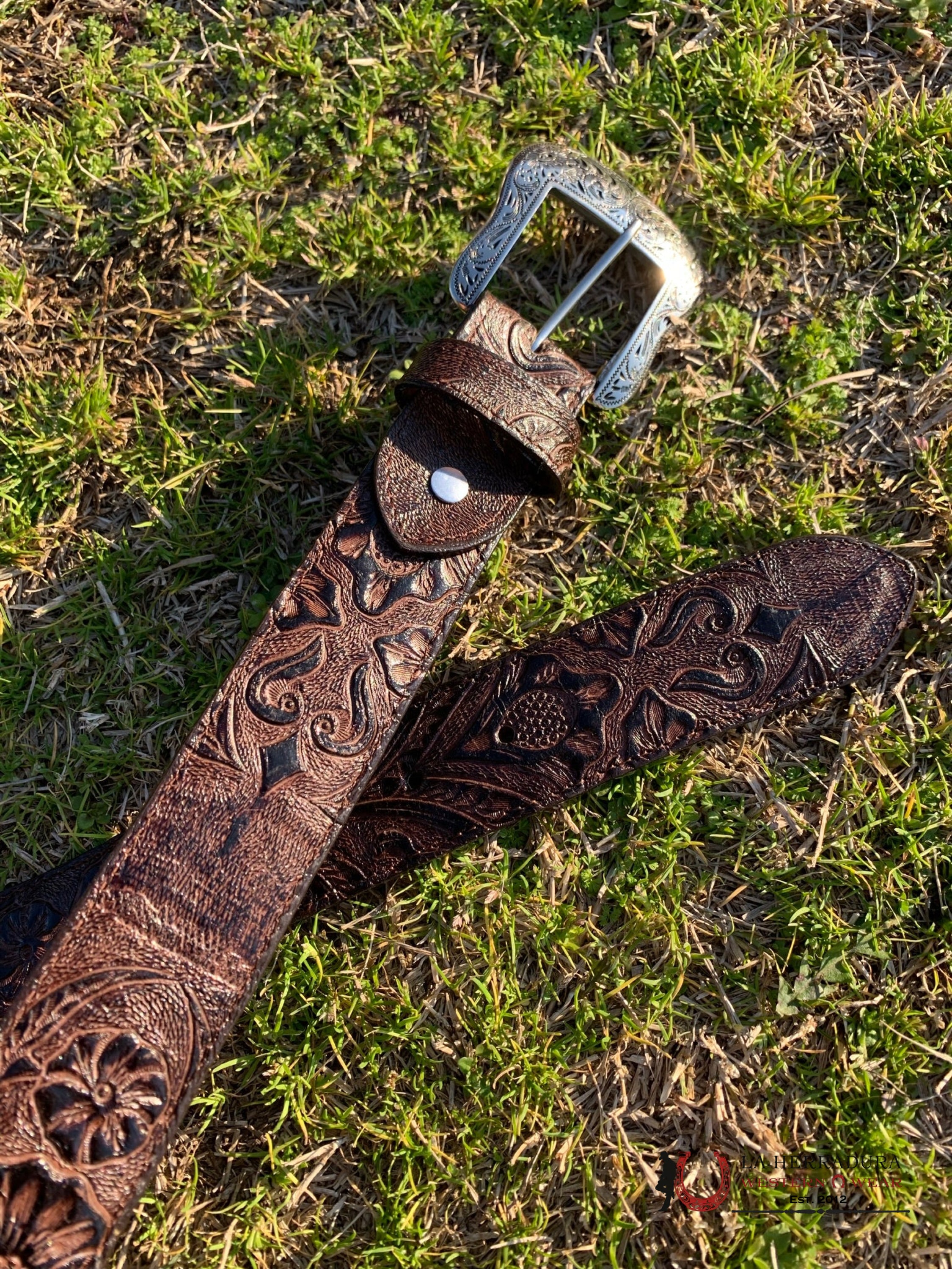 Cinturon Tanner Mark Para Hombre Sincelada Cafe Cinturones Hombres