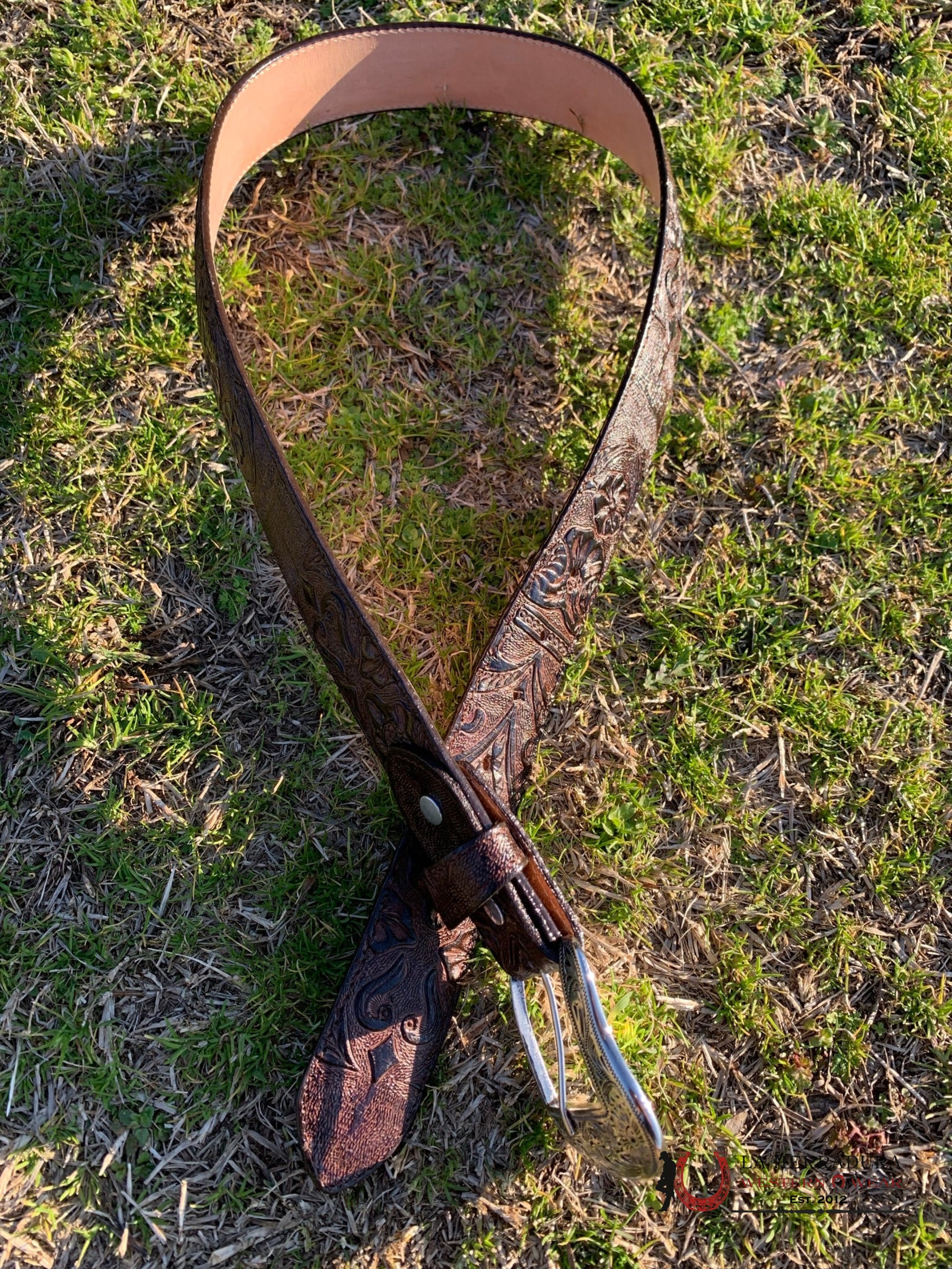 Cinturon Tanner Mark Para Hombre Sincelada Cafe Cinturones Hombres