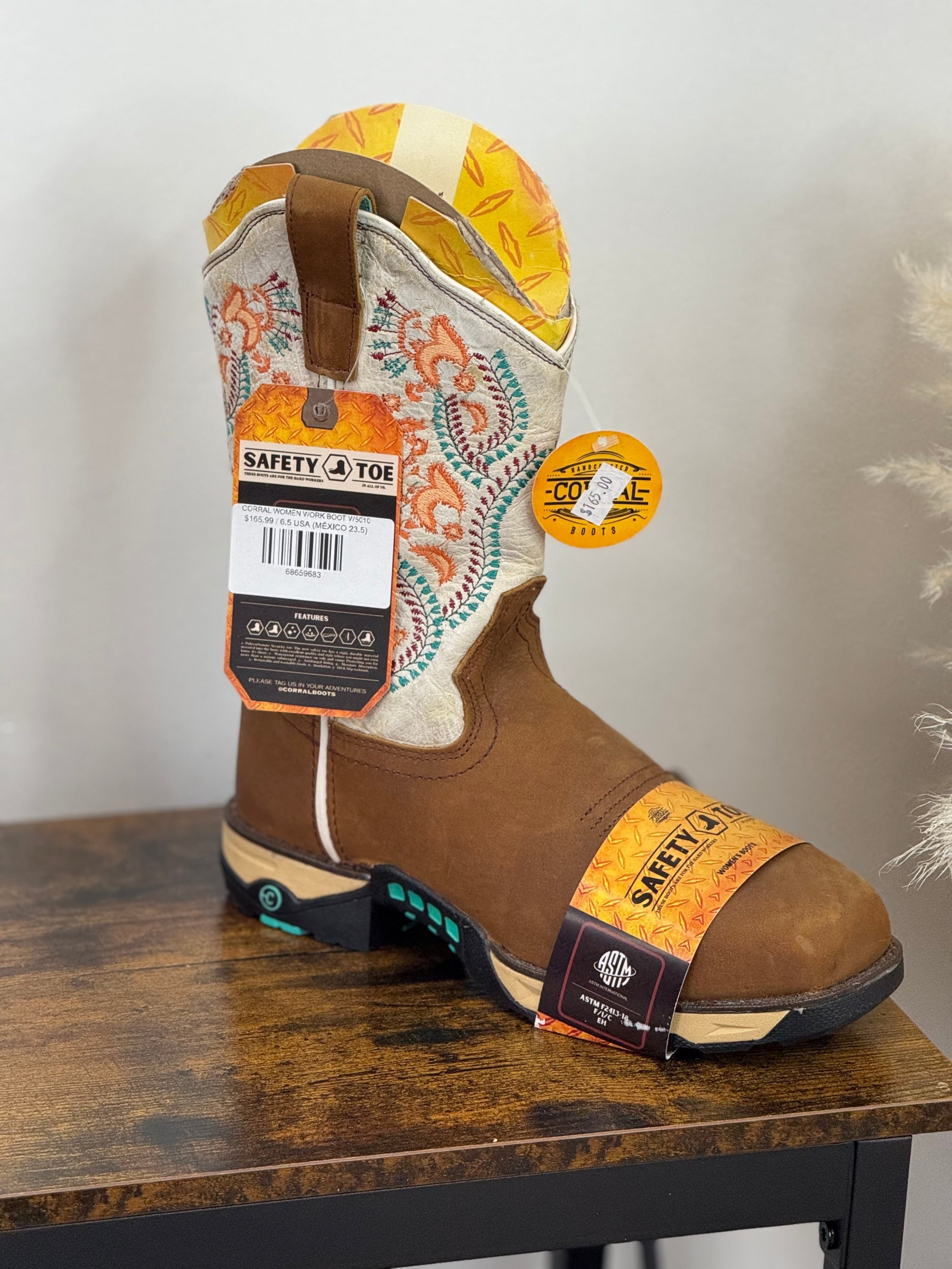 CORRAL WOMEN WORK BOOT W5010 BOTAS MUJERES