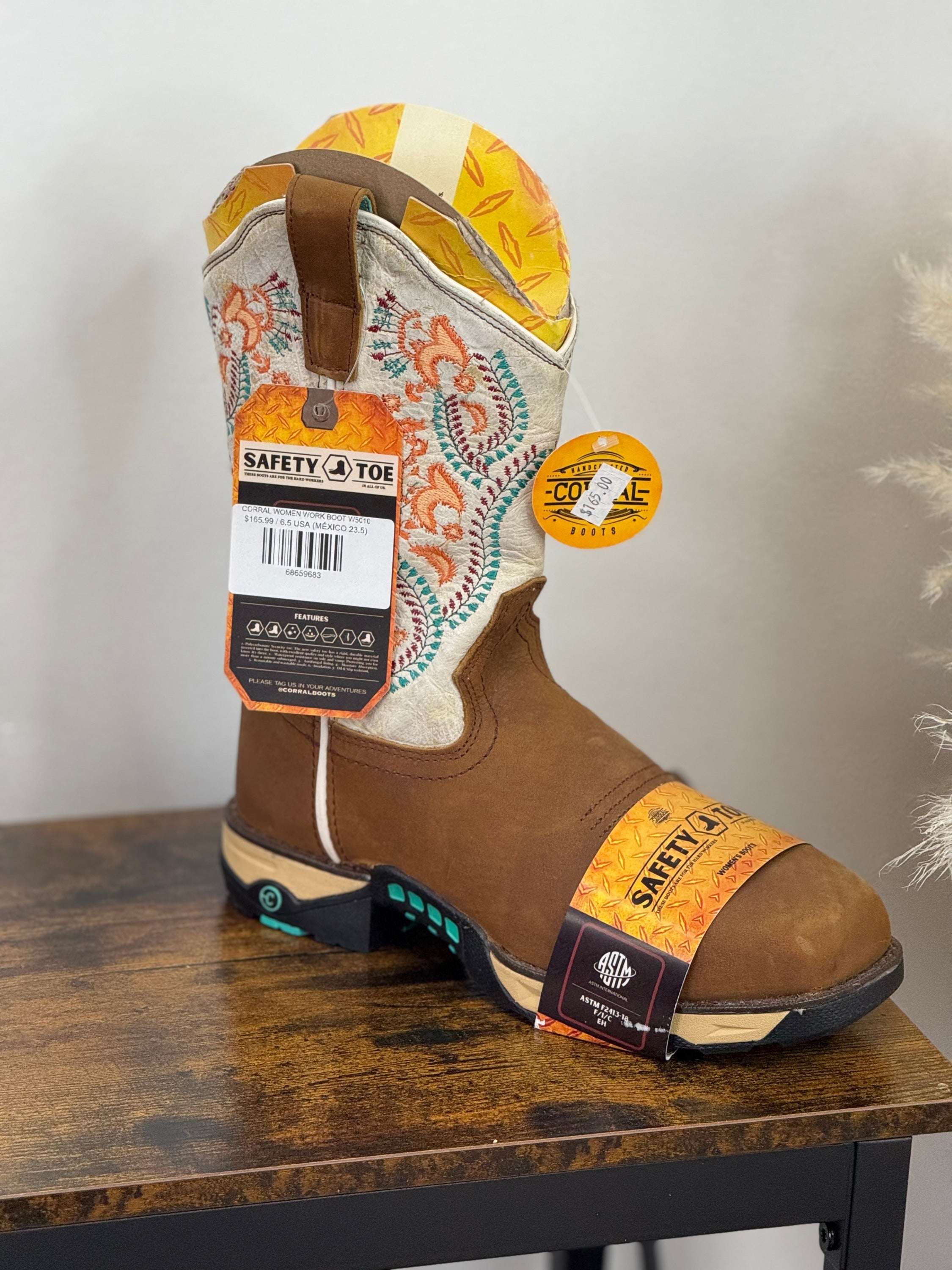 CORRAL WOMEN WORK BOOT W5010 BOTAS MUJERES