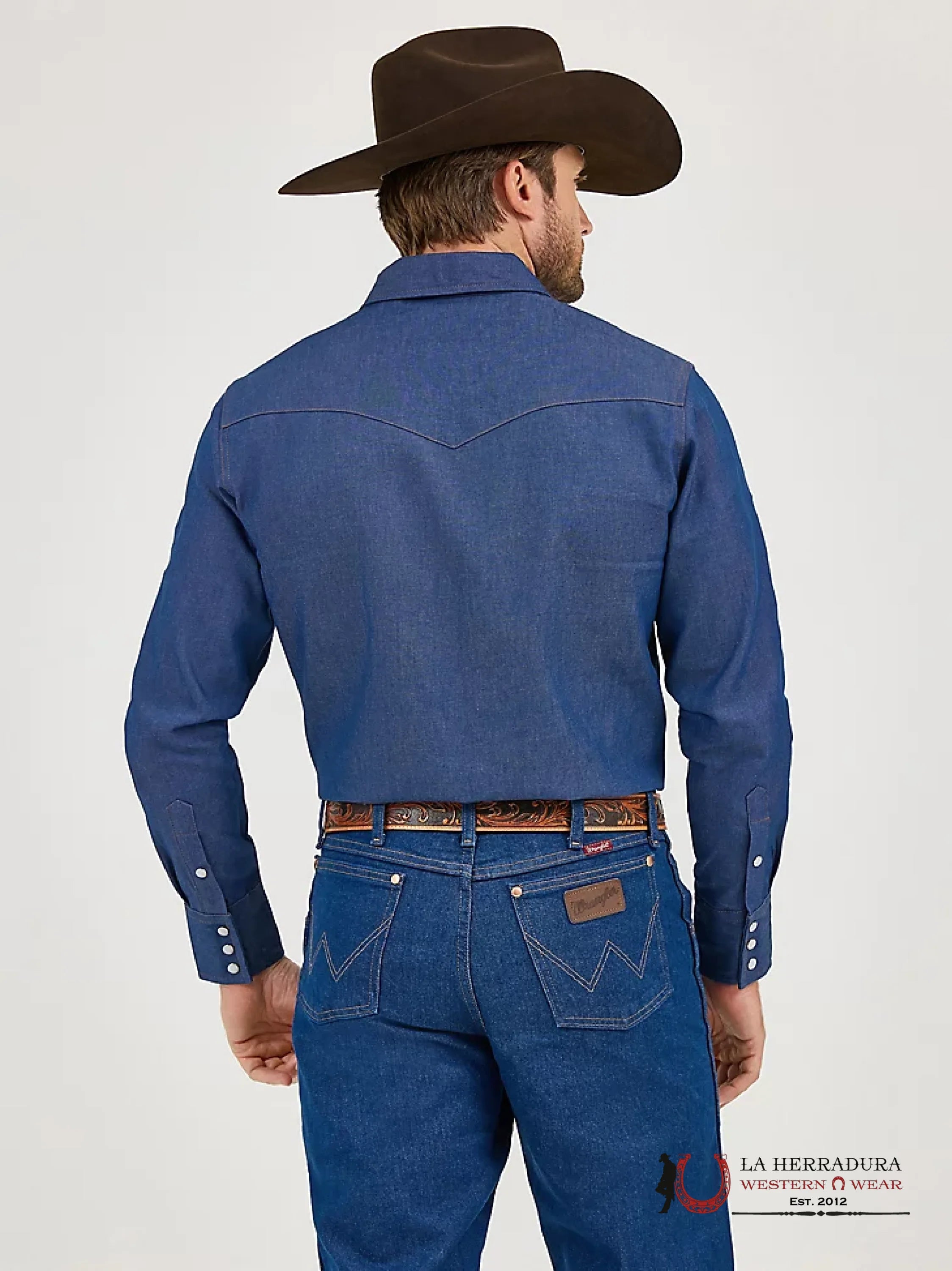 Cowboy Cut® Work Western Rigid Denim Long Sleeve Shirt - 1701 Ropa Hombres
