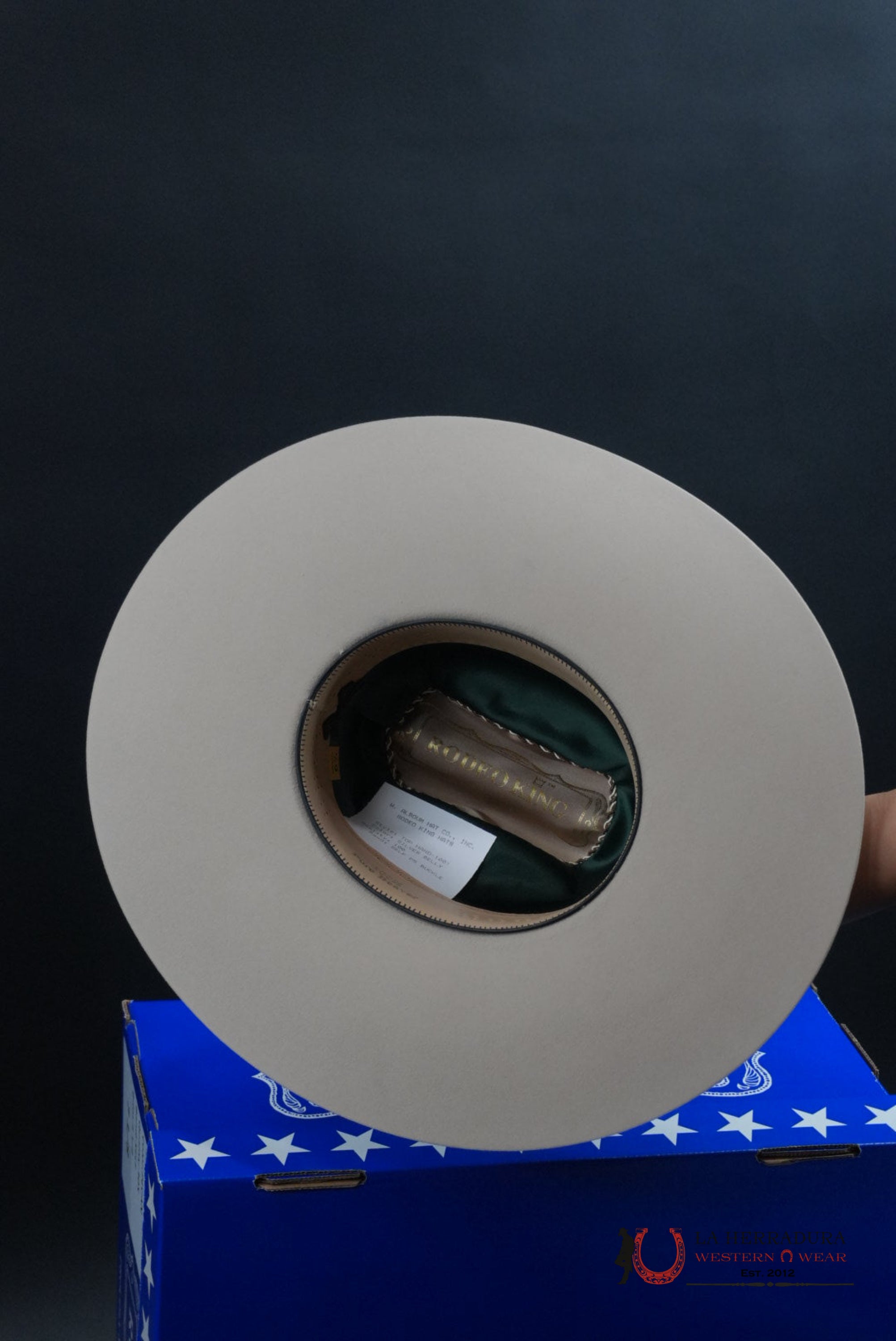 COWBOY HAT RODEO KING 100X SILVERBELLY TOP HAND MALBORO STYLE TEJANA